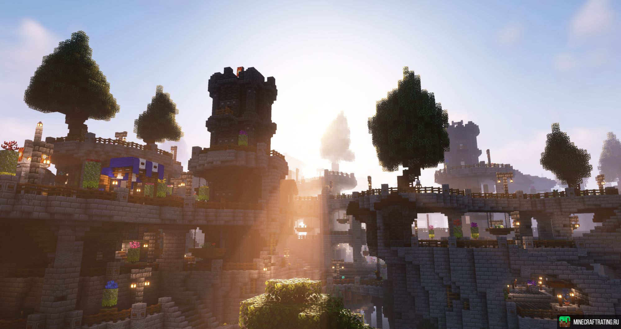 Скриншот ✦ ＡＶＡＬＯＮ ✦ кастомные мобы, чары, мир, квесты сервер Майнкрафт