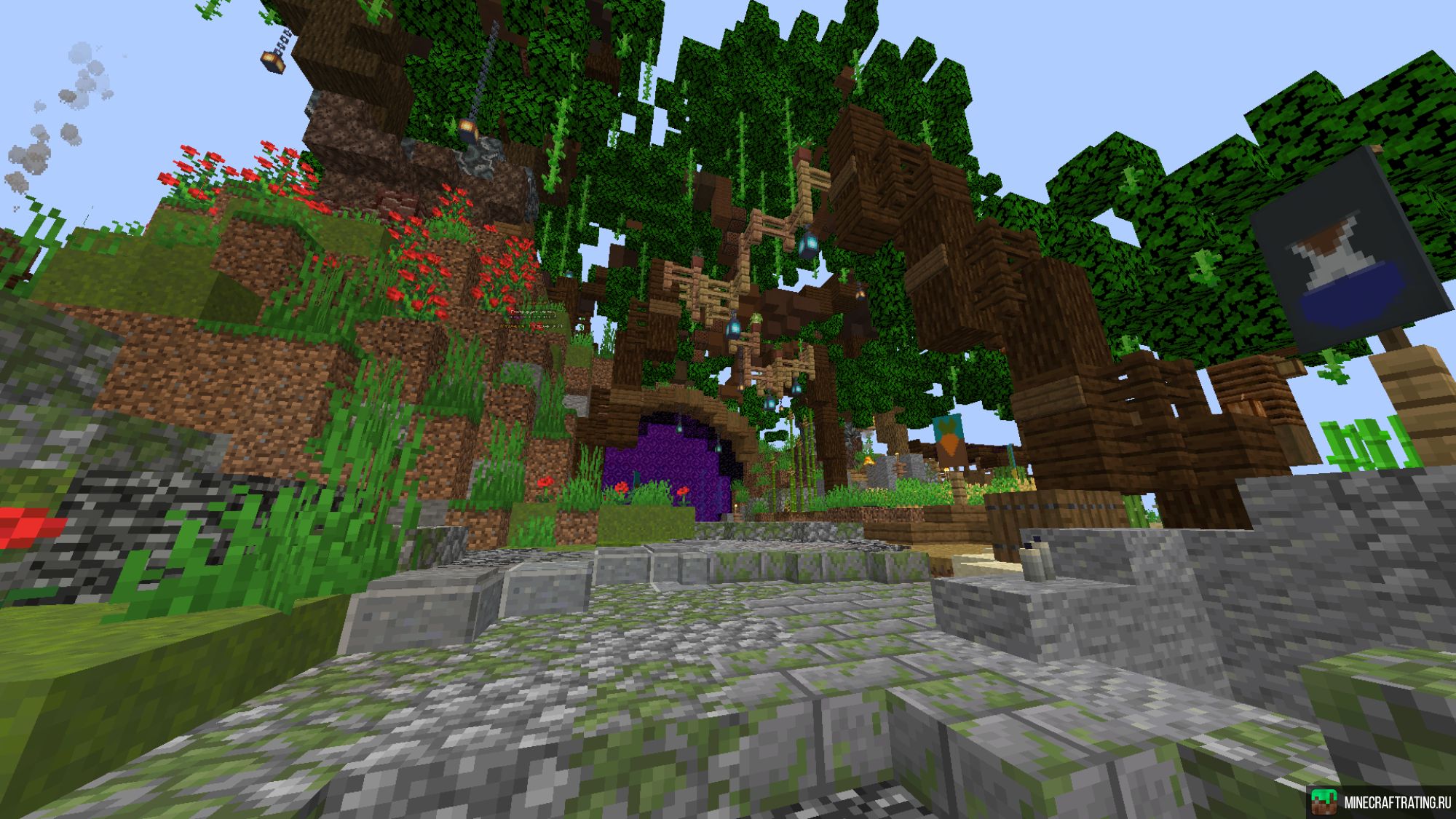 Скриншот 🍬Conquest Club🍬 🐷Выживание, 🌳СкайБлок сервер Майнкрафт