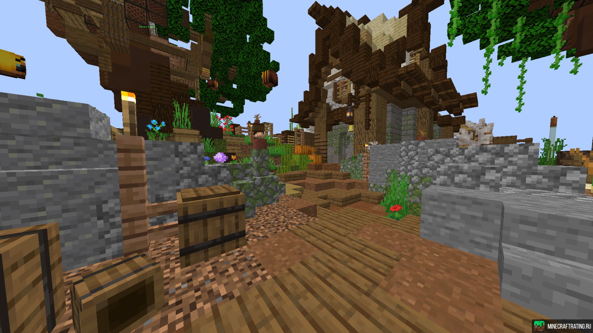 Скриншот 🍬Conquest Club🍬 🐷Выживание, 🌳СкайБлок сервер Майнкрафт