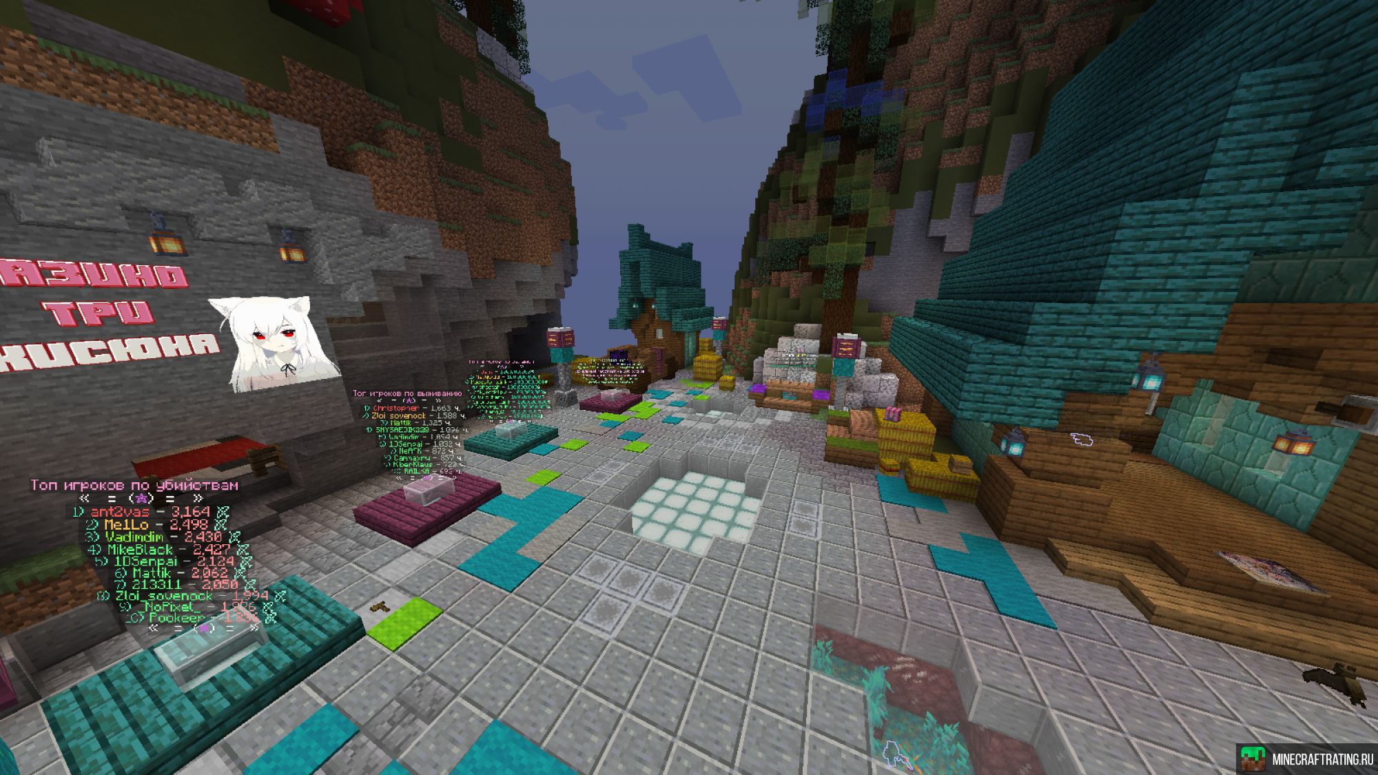 Скриншот vHorny сервер Майнкрафт