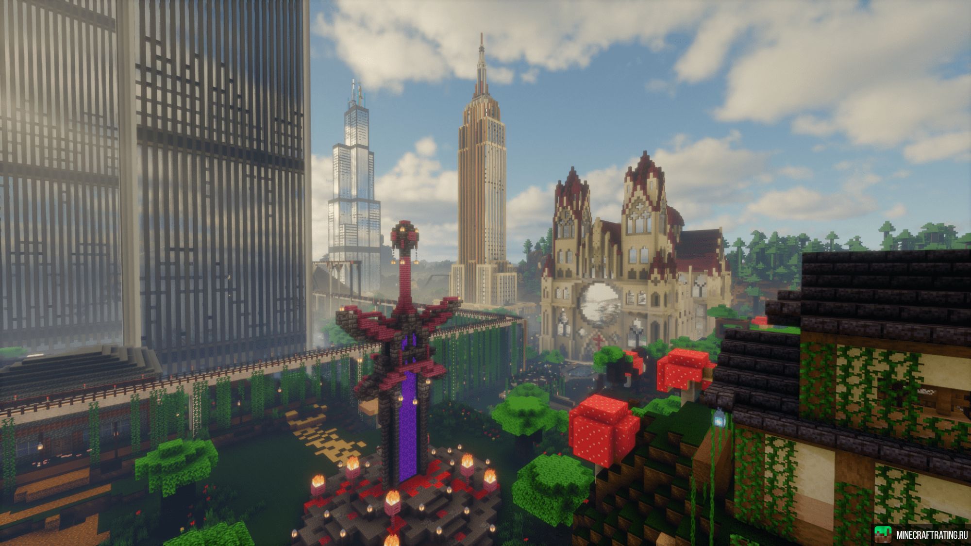 Скриншот TwichTown сервер Майнкрафт