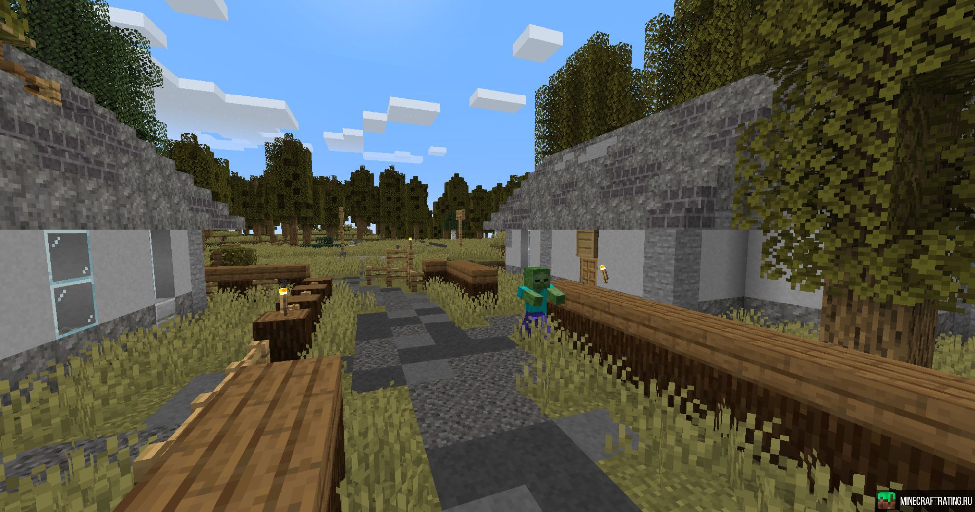 Скриншот DayZCraft - зомби-апокалипсис настал! сервер Майнкрафт