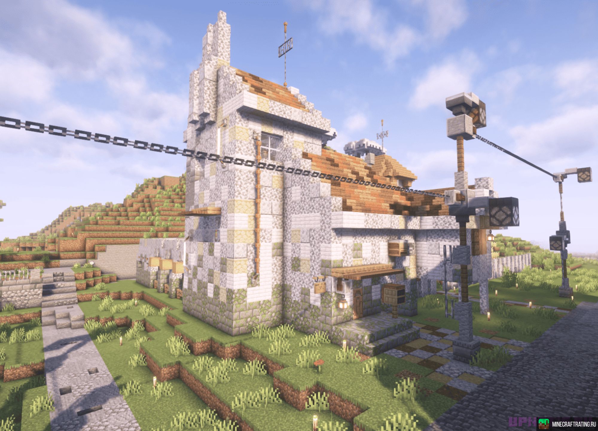 Скриншот ⛏️ UpNetis.Ru ванильный сервер Майнкрафт