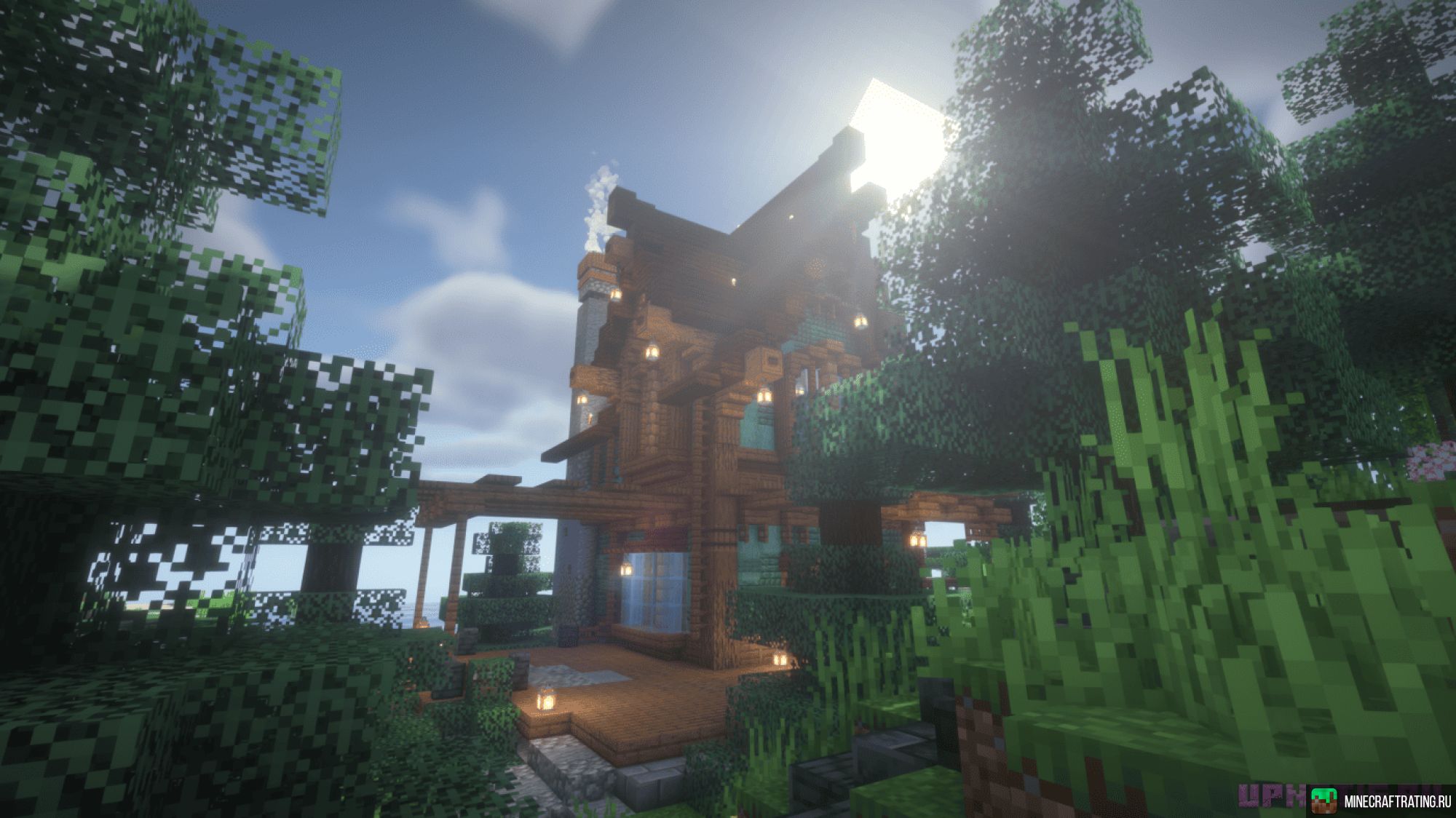 Скриншот ⛏️ UpNetis.Ru ванильный сервер Майнкрафт