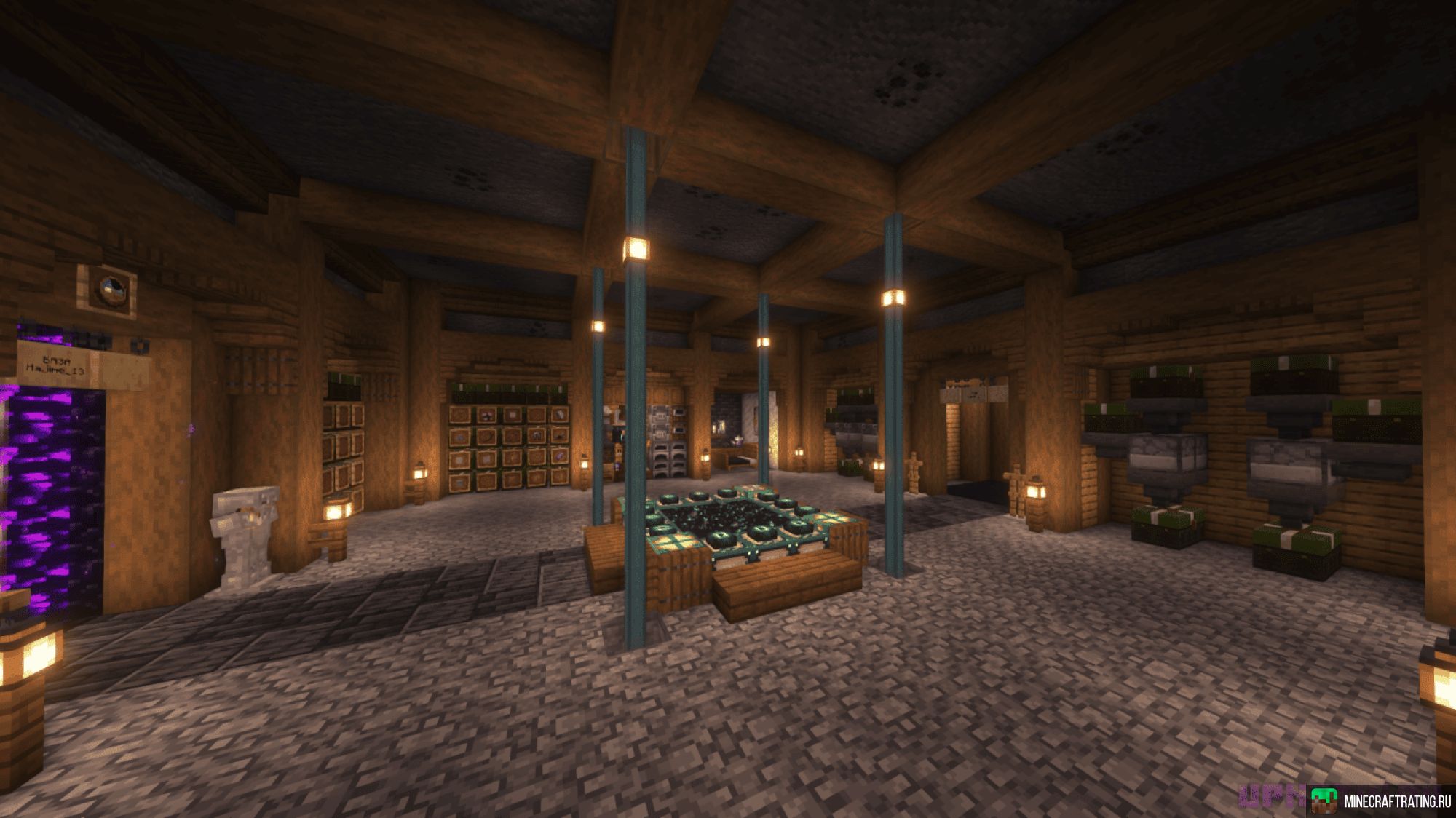 Скриншот ⛏️ UpNetis.Ru ванильный сервер Майнкрафт