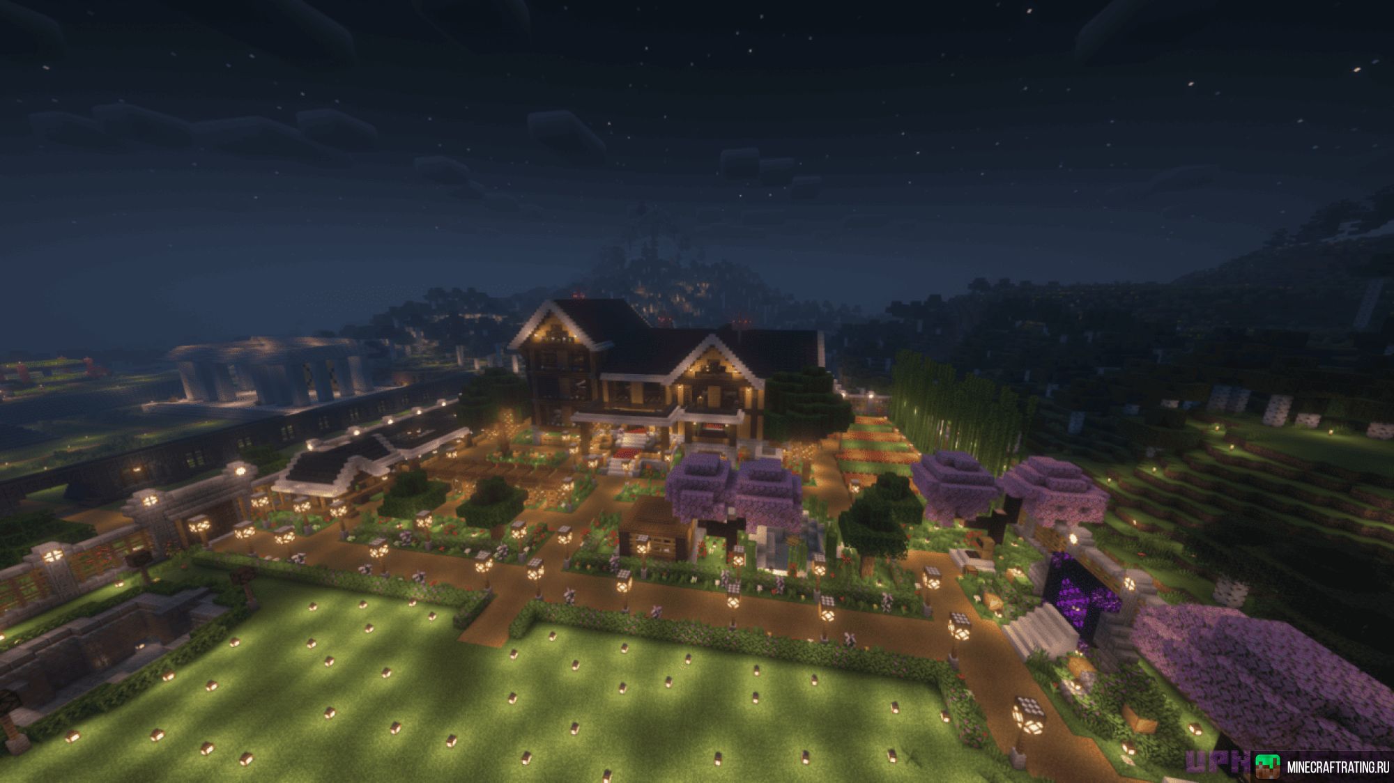 Скриншот ⛏️ UpNetis.Ru ванильный сервер Майнкрафт