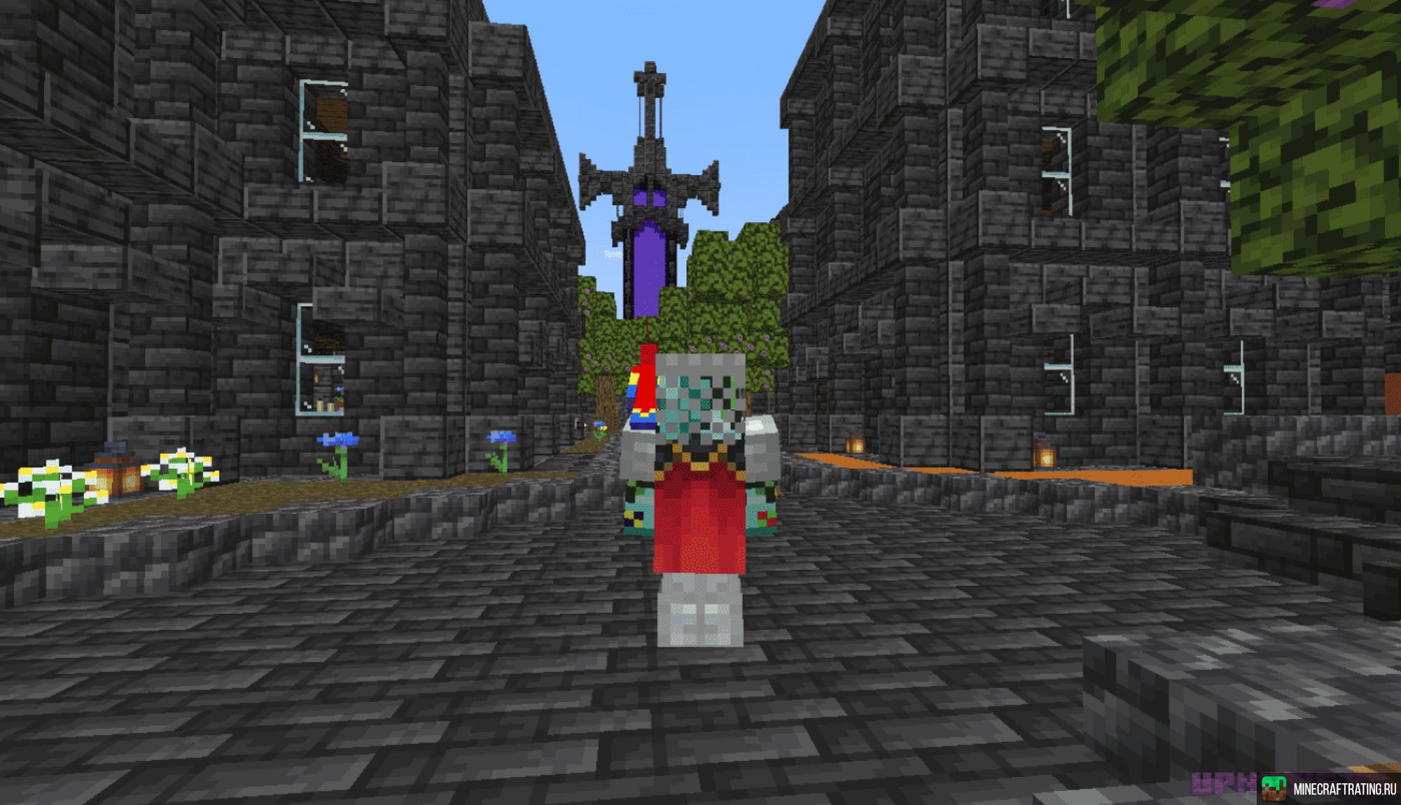 Скриншот ⛏️ UpNetis.Ru ванильный сервер Майнкрафт