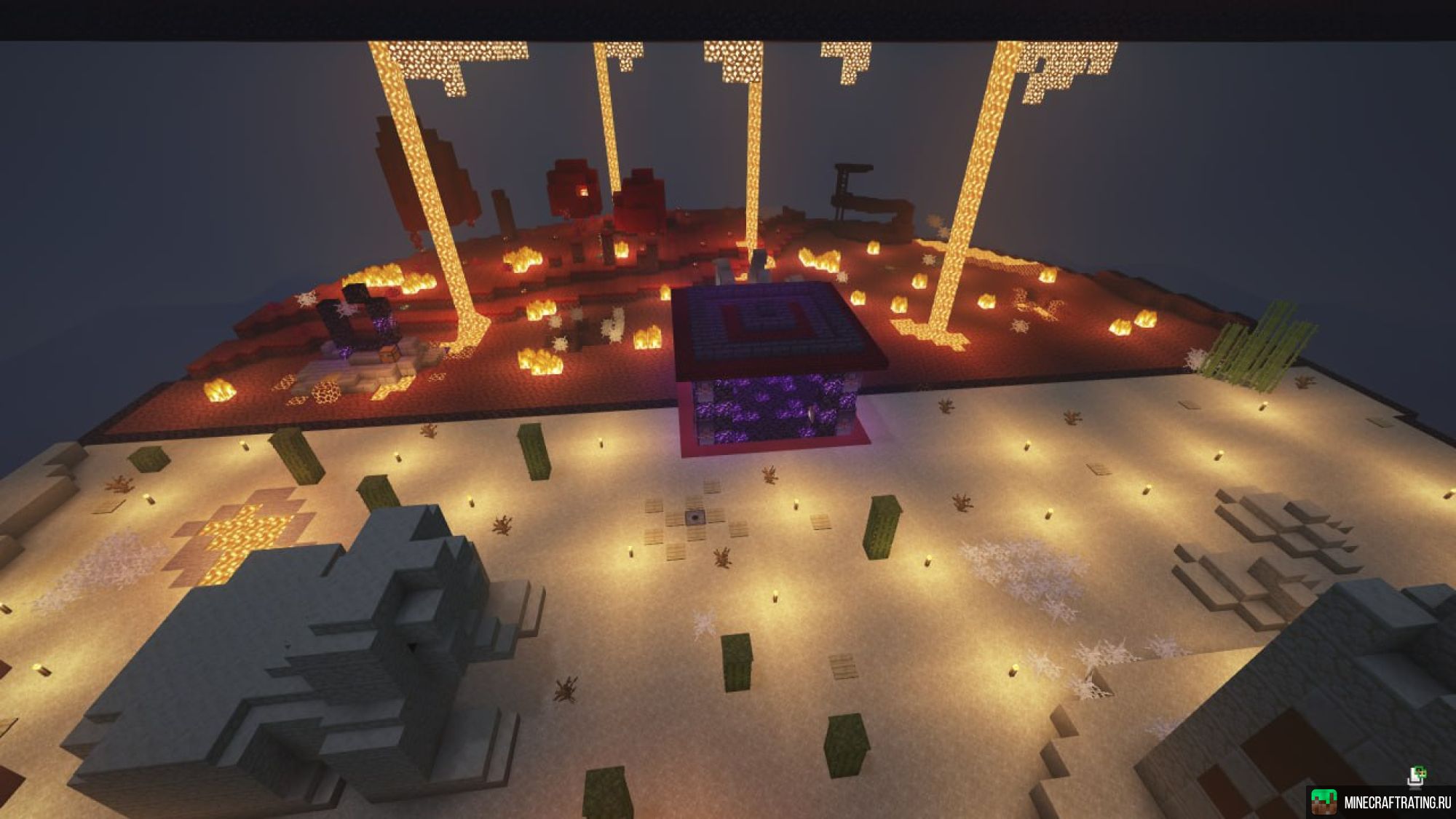 Скриншот Journey to Infinity сервер Майнкрафт