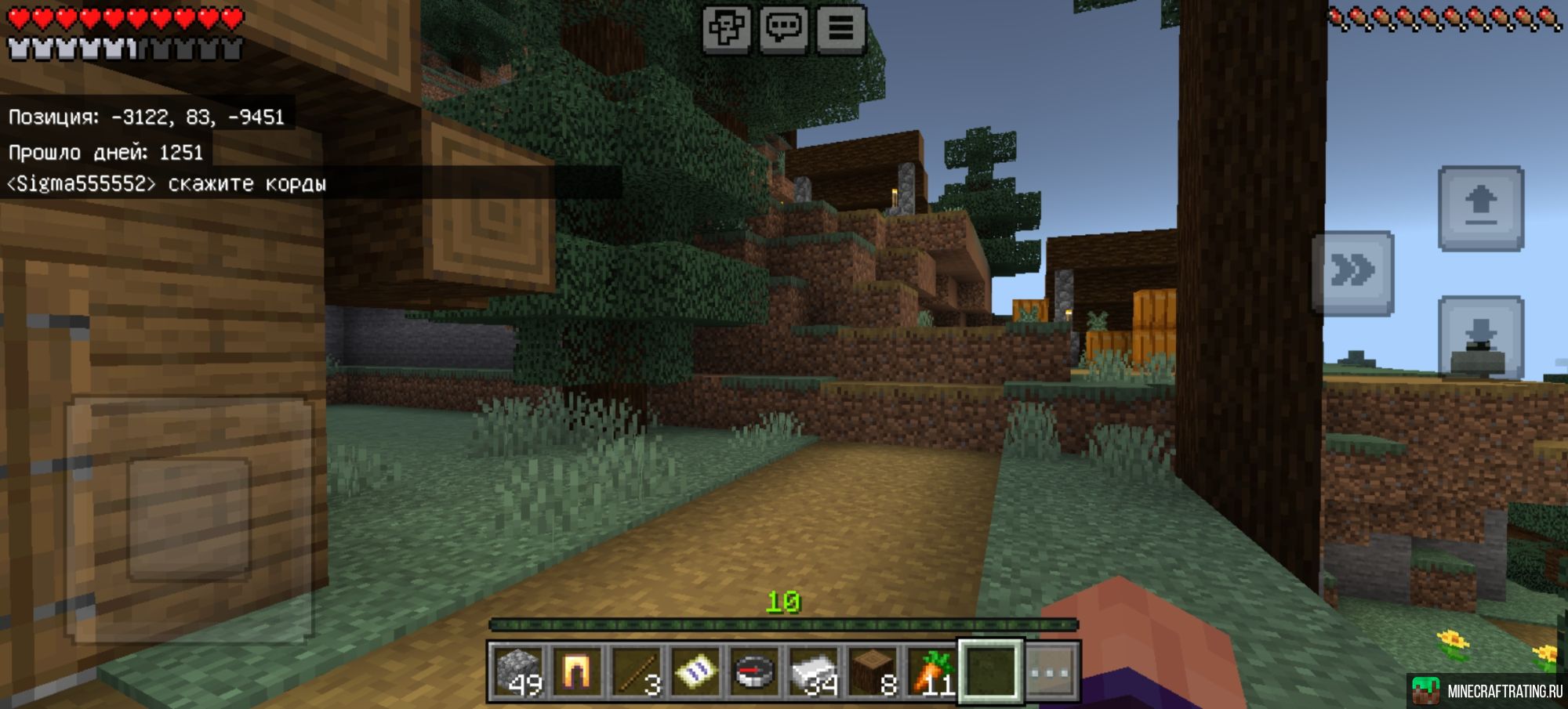 Скриншот Vanilla Craft BE - ванильное выживание .. Survival сервер Майнкрафт