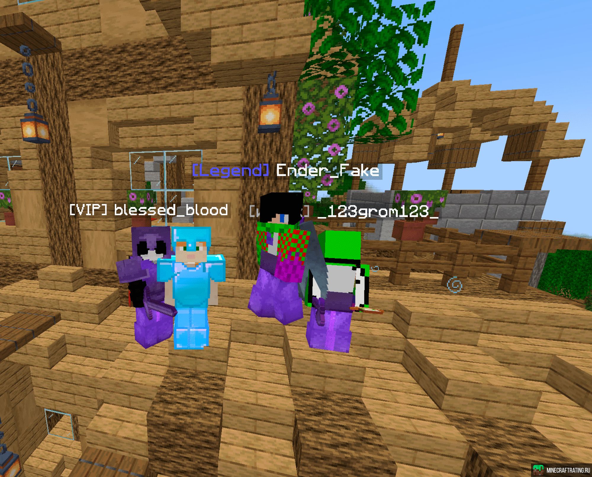 Скриншот BlockLand сервер Майнкрафт