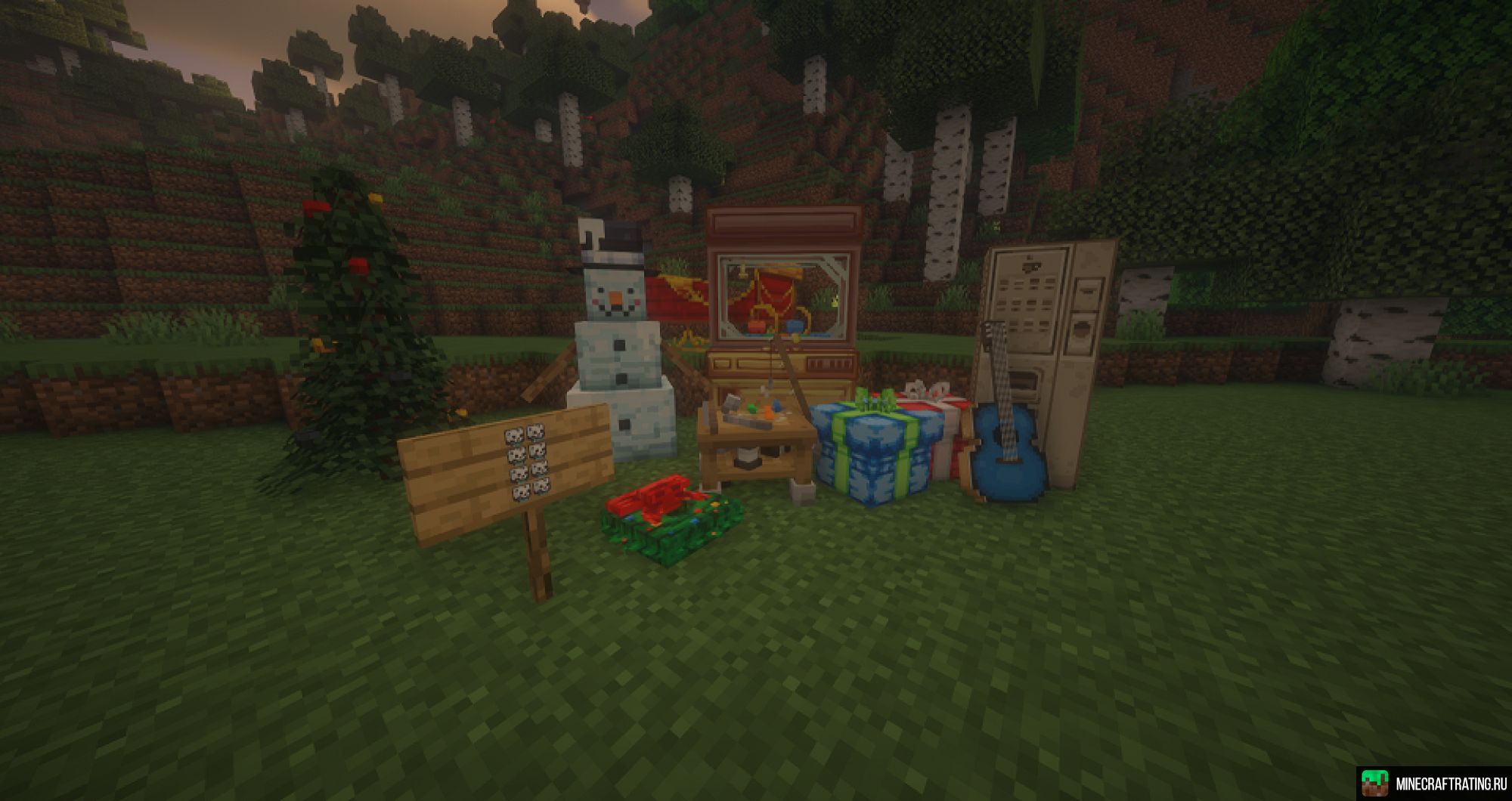 Скриншот 🌄 Исследуй 🏗️ Строй 👥 Встречай друзей 🎉 Празднуй сервер Майнкрафт