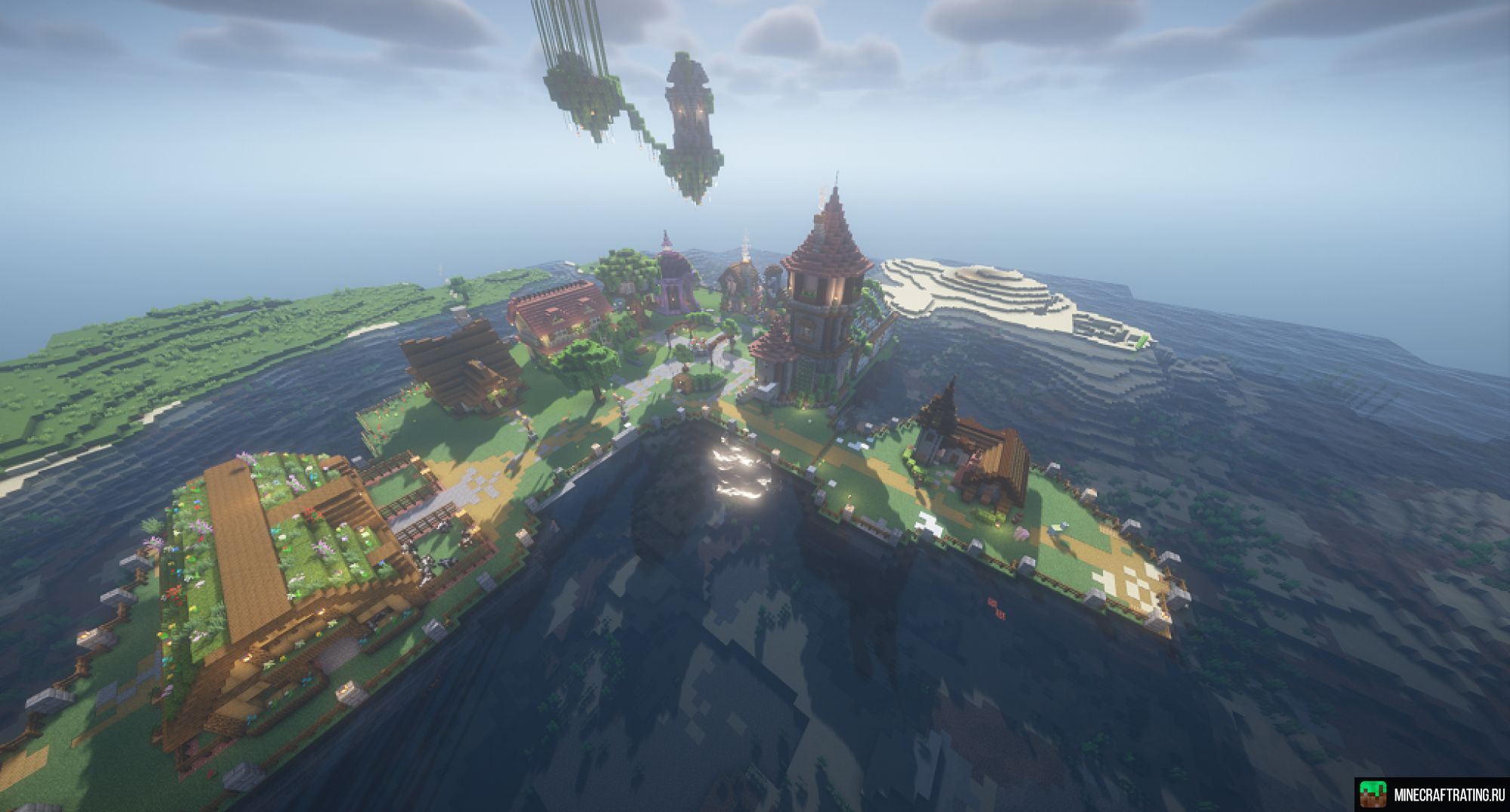 Скриншот 🌄 Исследуй 🏗️ Строй 👥 Встречай друзей 🎉 Празднуй сервер Майнкрафт