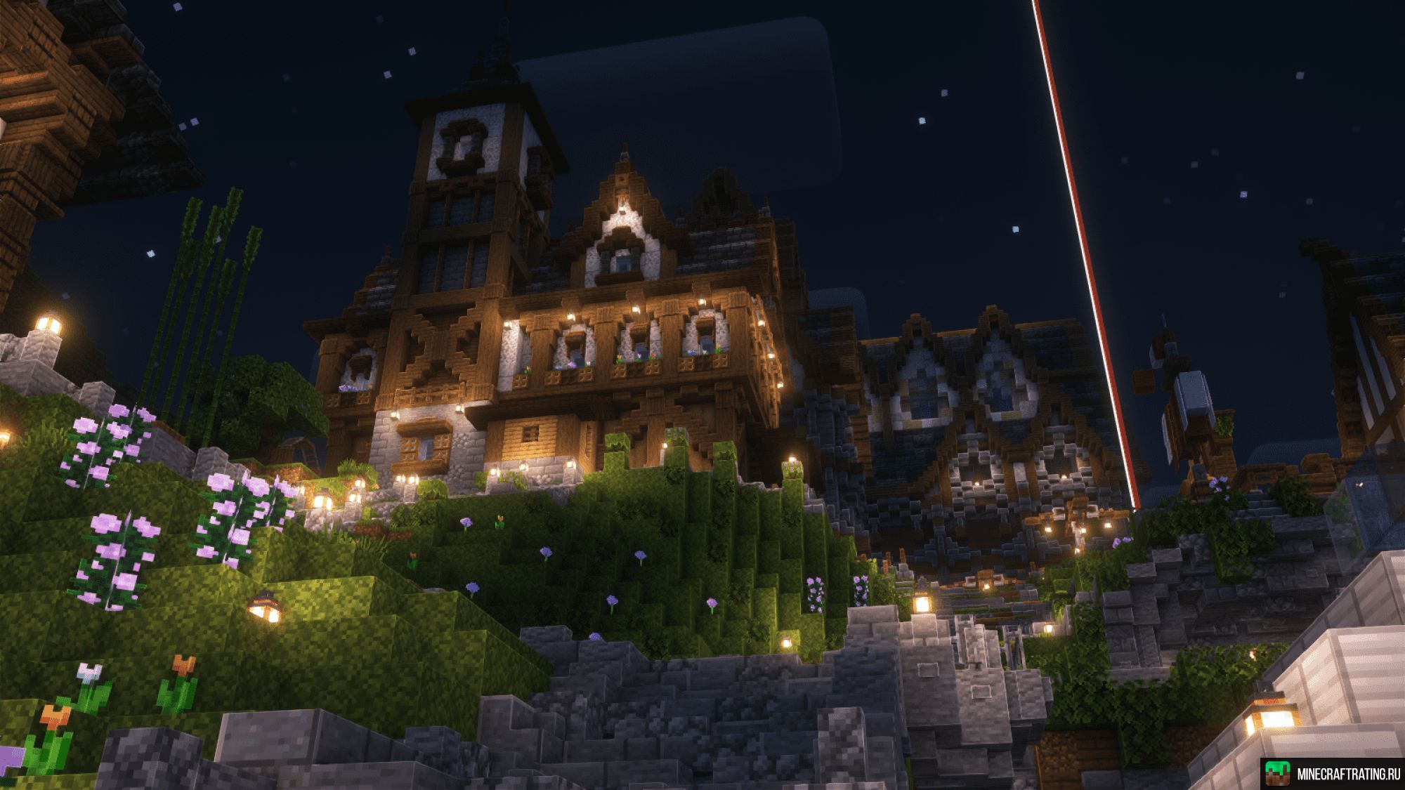 Скриншот 🌲 Выживание 🛠️ Крафт 🏠 Дома 👥 Друзья сервер Майнкрафт