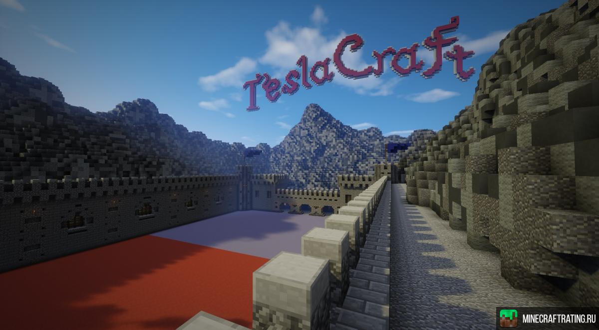 Скриншот TeslaCraft - Выживание и 40+ Мини-игр сервер Майнкрафт