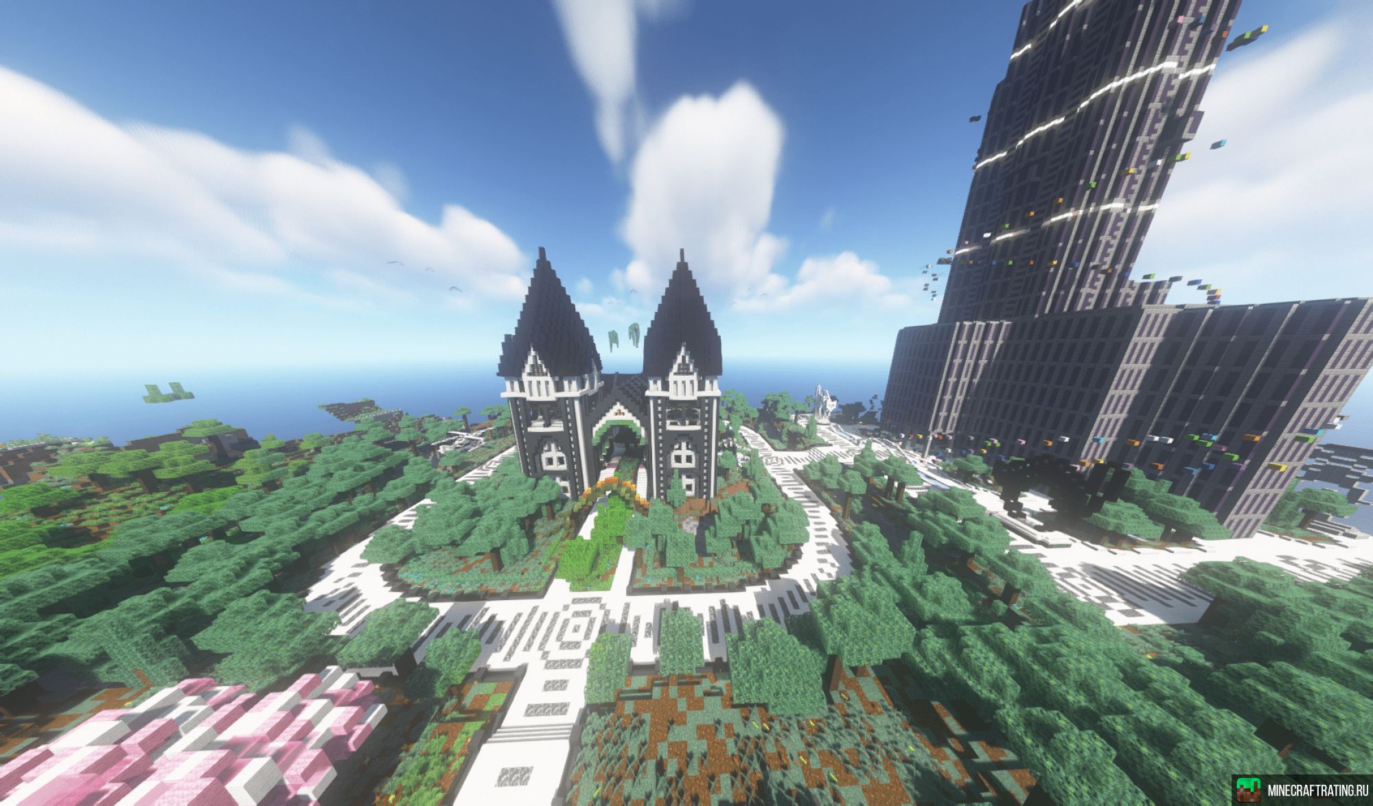 Скриншот MineMania сервер Майнкрафт