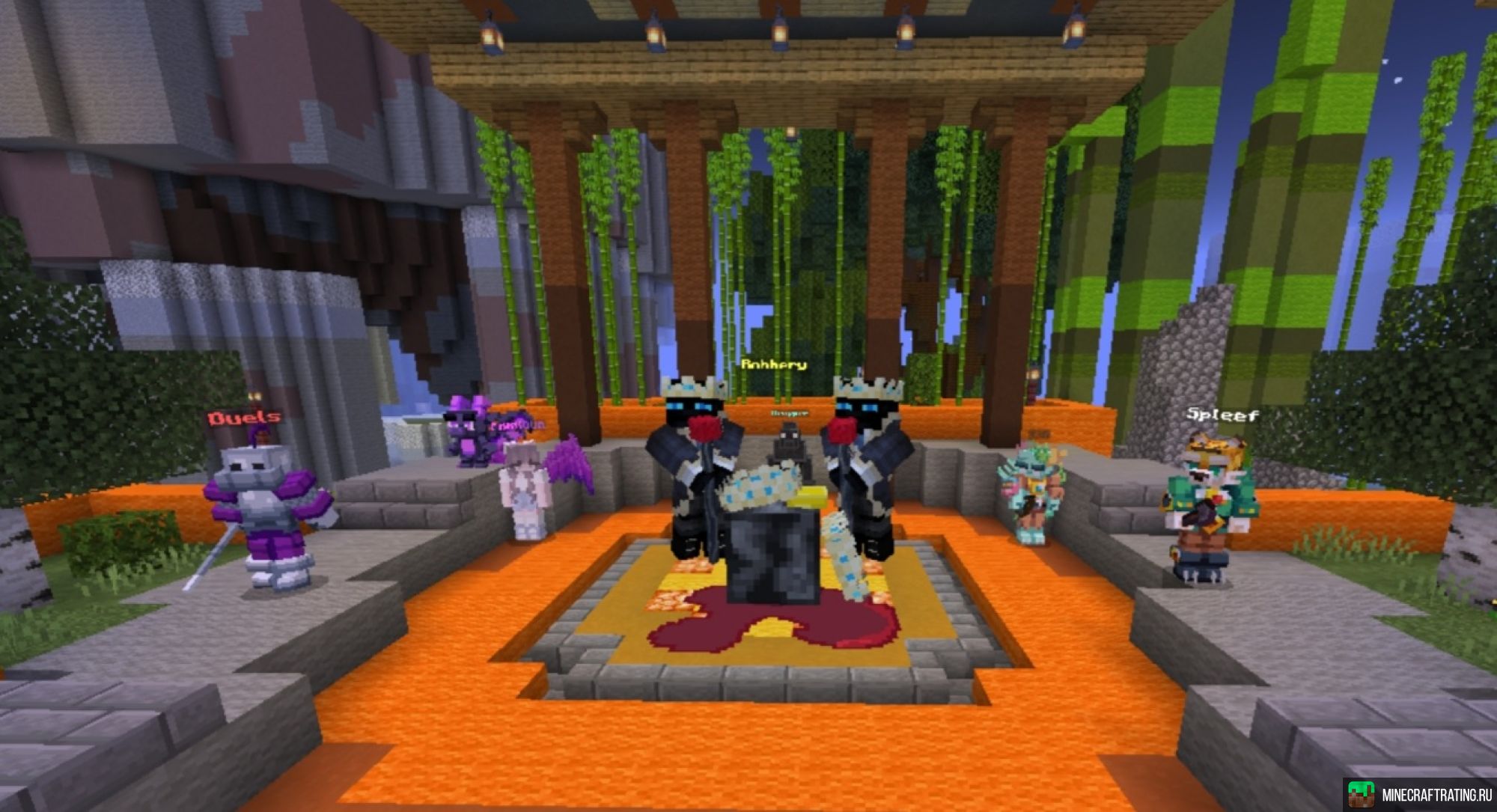 Скриншот AezaMine сервер Майнкрафт