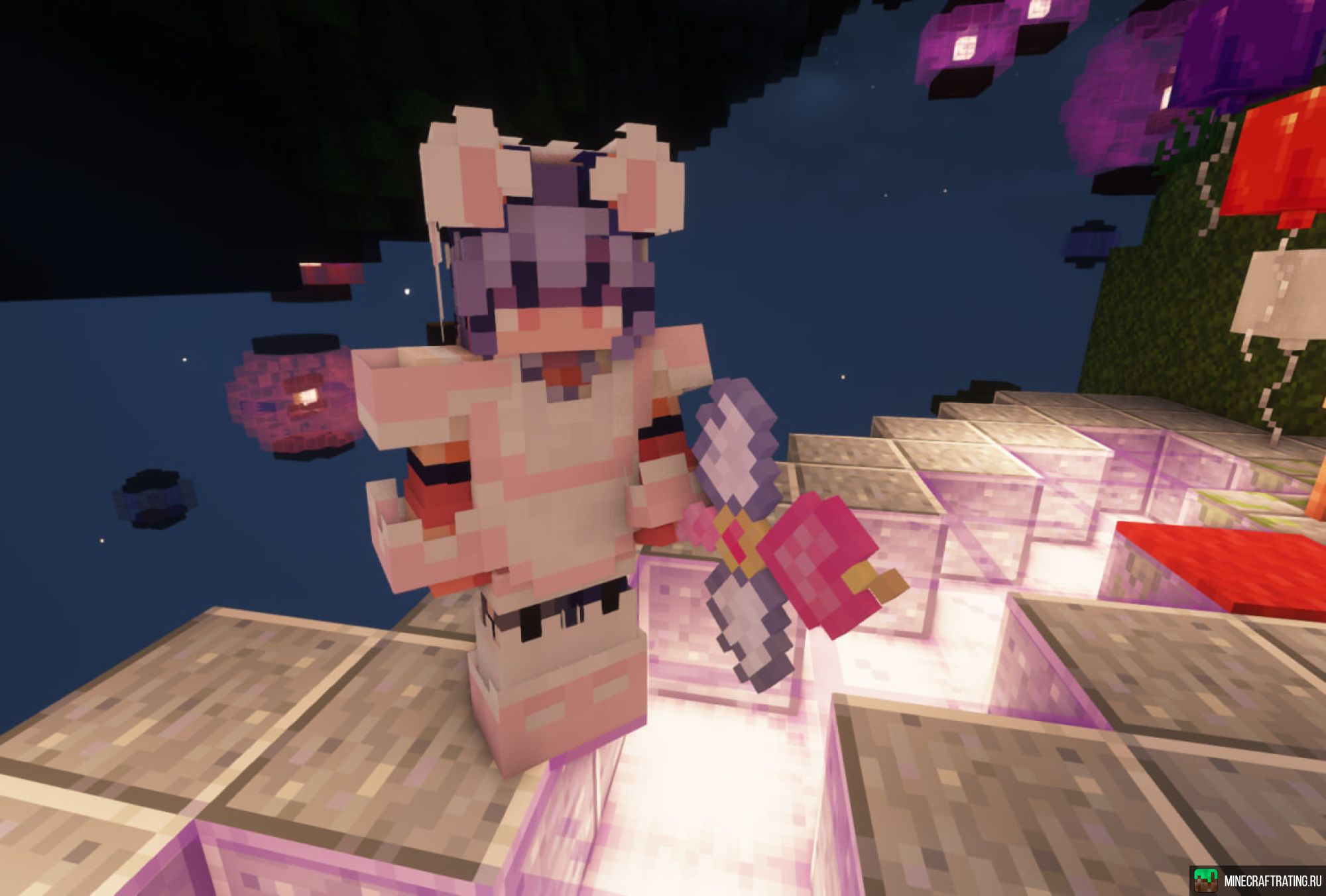 Скриншот Выживание 🎀 Для Девочек 🎀 сервер Майнкрафт