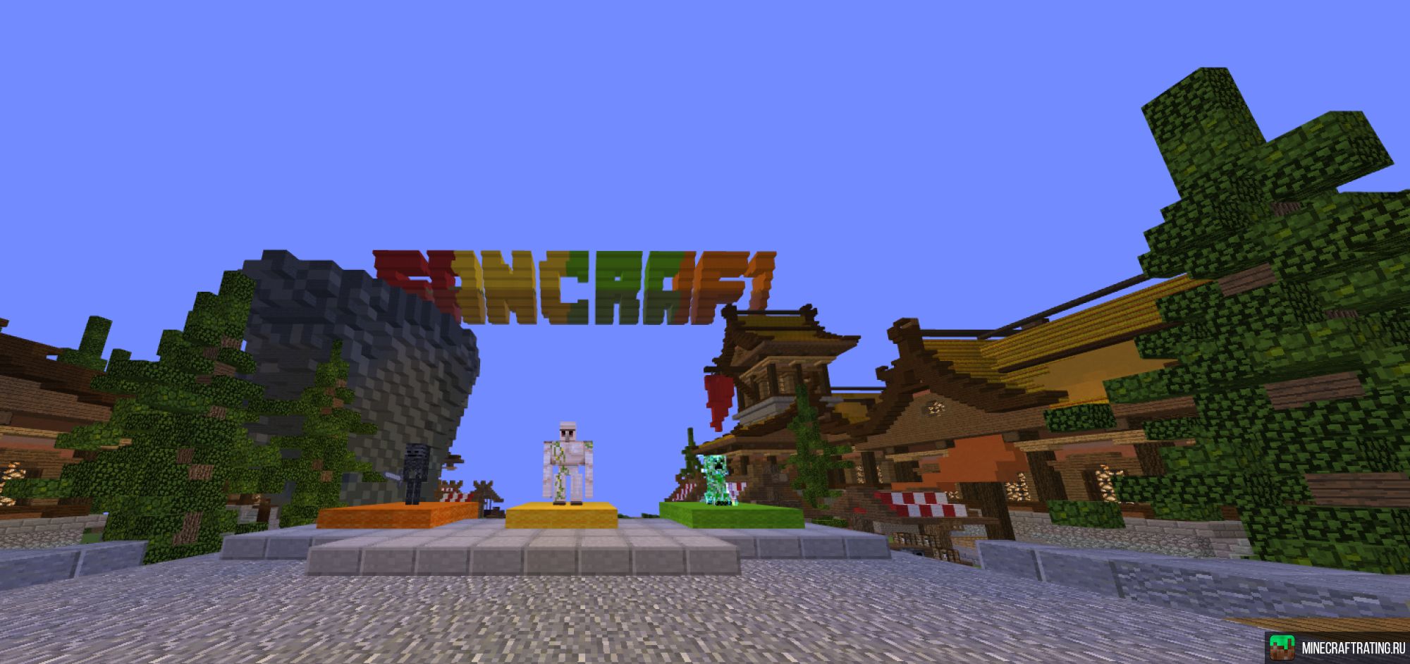 Скриншот SanCraft - Гриферский сервер (1.1.0 - 1.21.130) сервер Майнкрафт