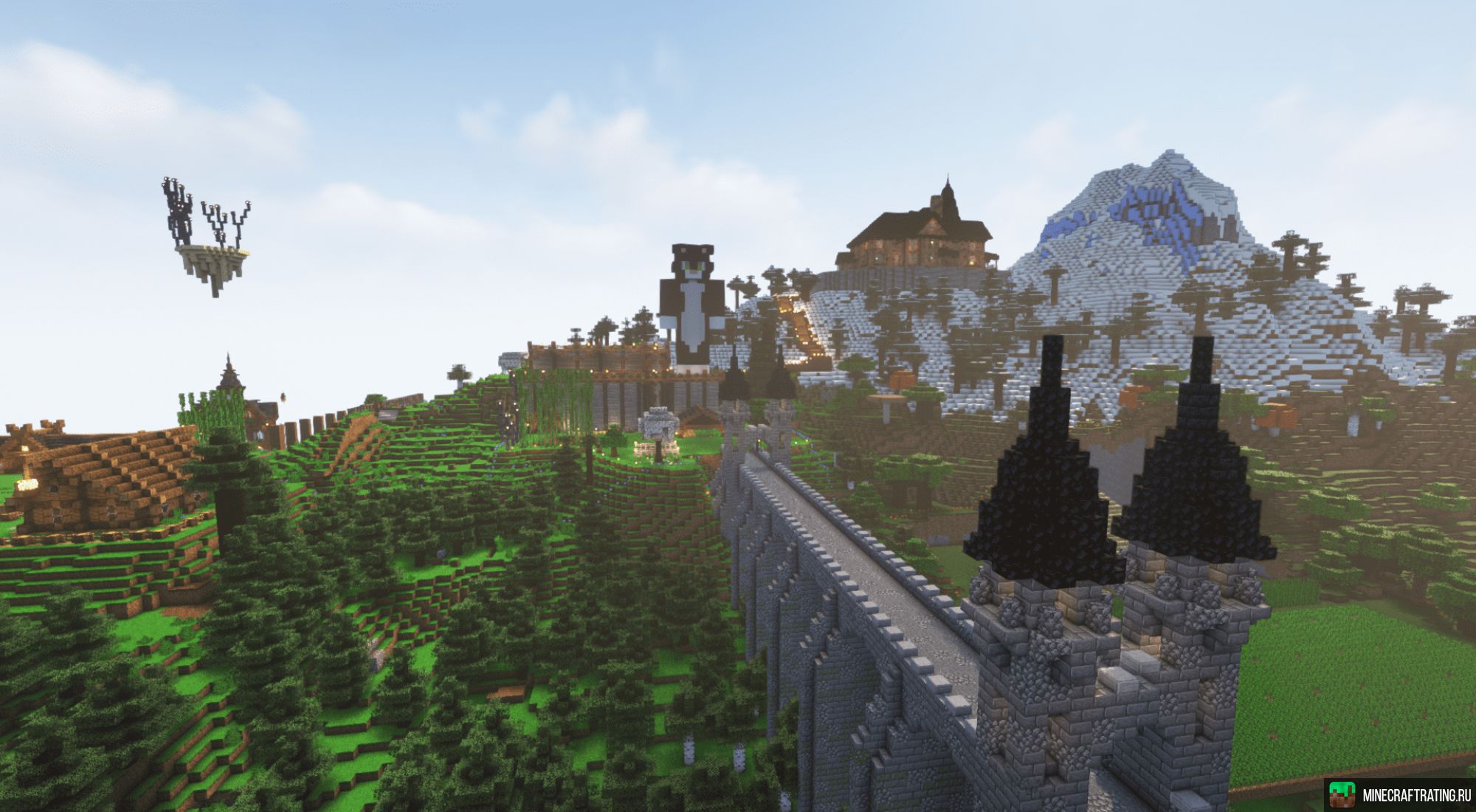 Скриншот DreamBorne сервер Майнкрафт