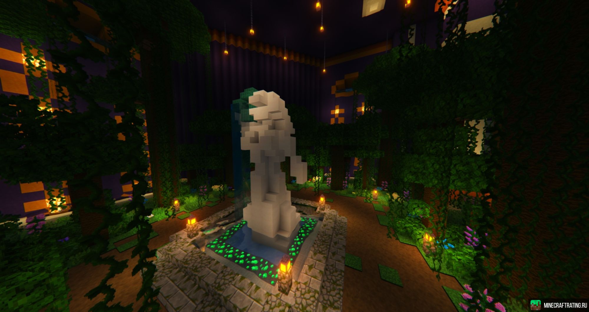 Скриншот 🌘 MCLunaCraft 🌒 [1.17-1.21] Выживание и скайблок сервер Майнкрафт