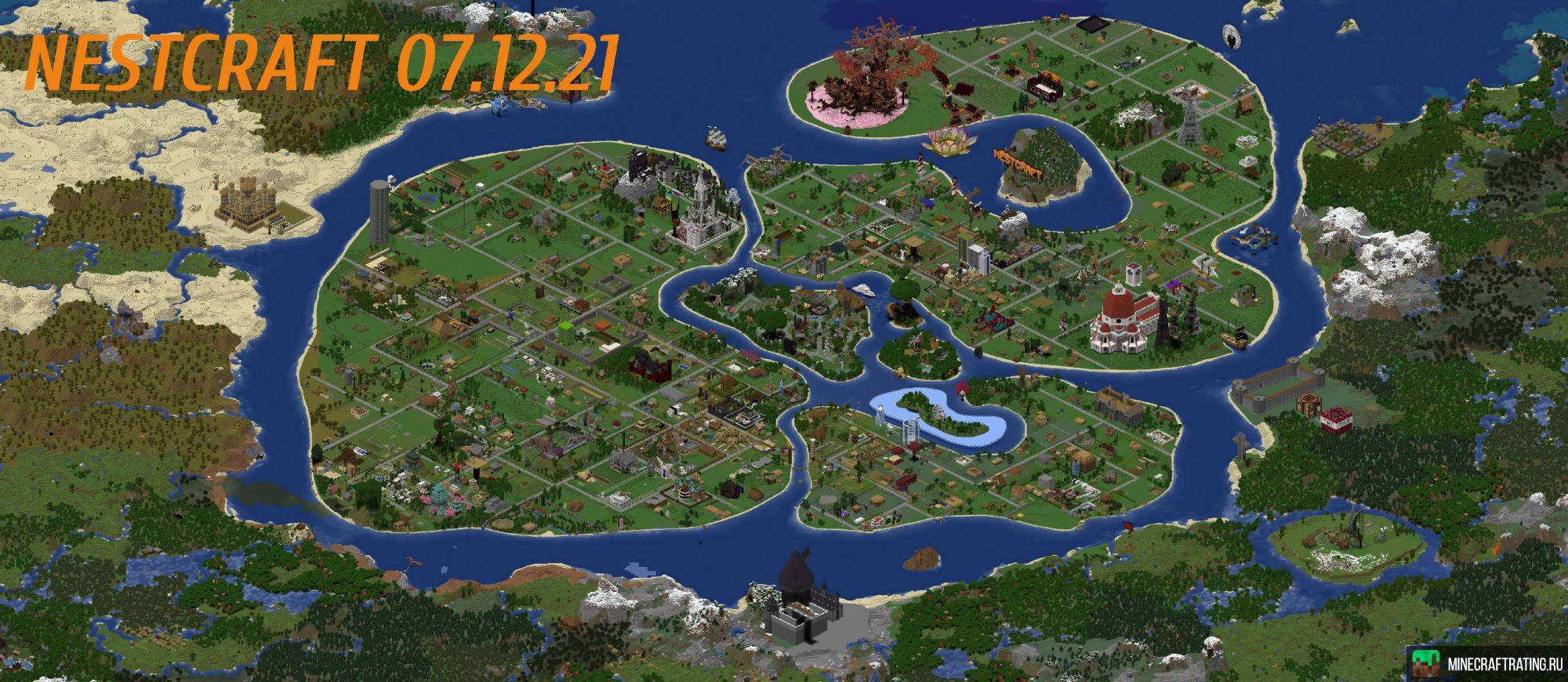 Скриншот ❤️ NESTCRAFT - [1.16.5 - 1.20] сервер Майнкрафт