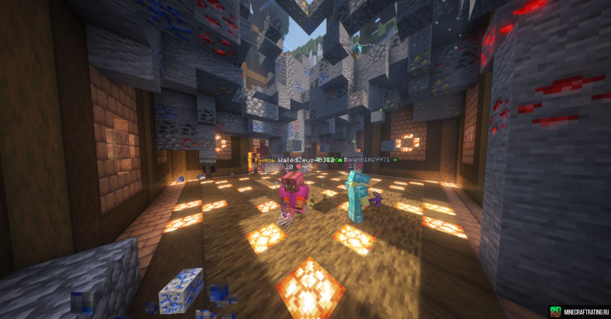 Скриншот NeverTime сервер Майнкрафт