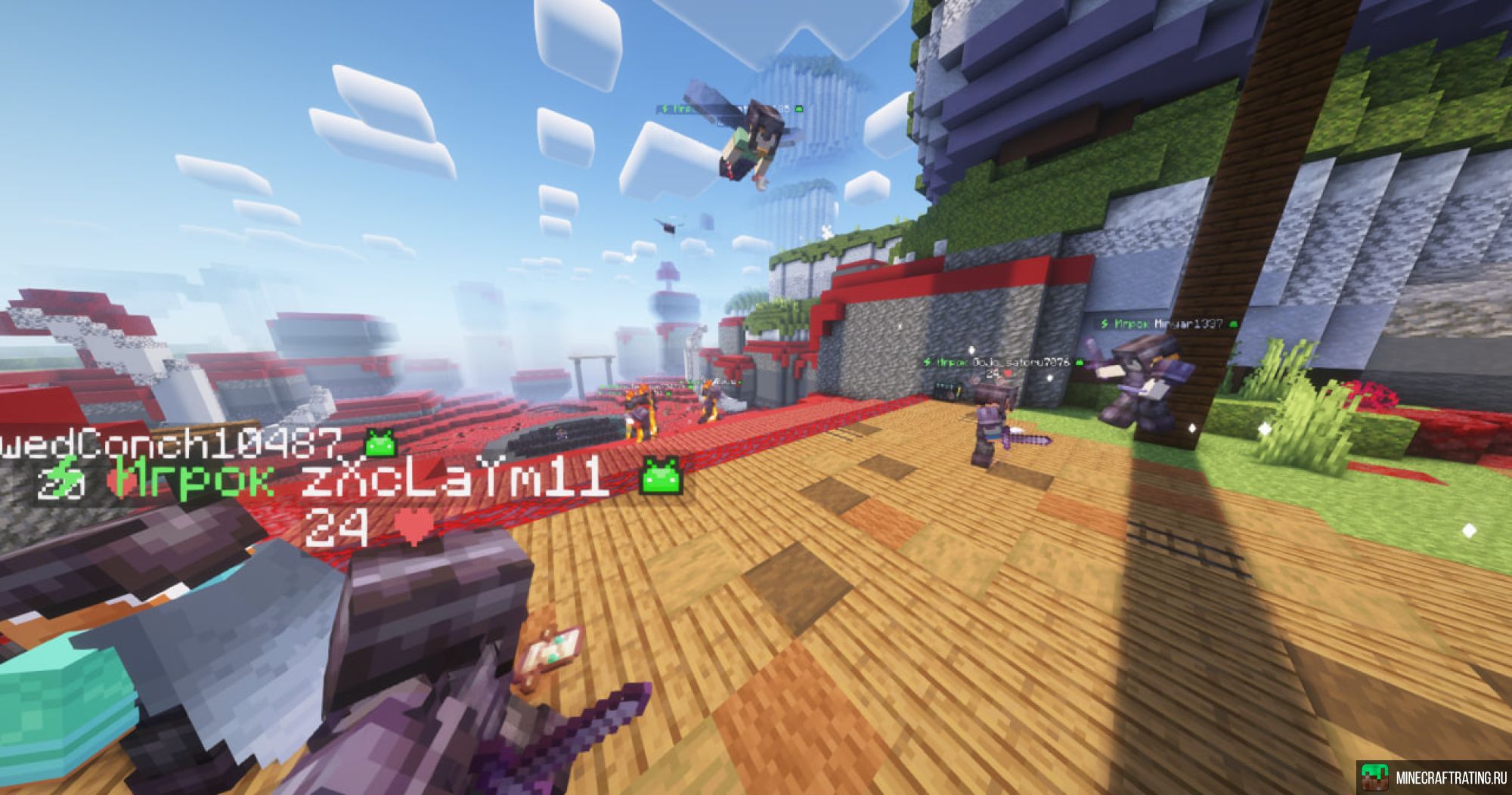 Скриншот NeverTime сервер Майнкрафт