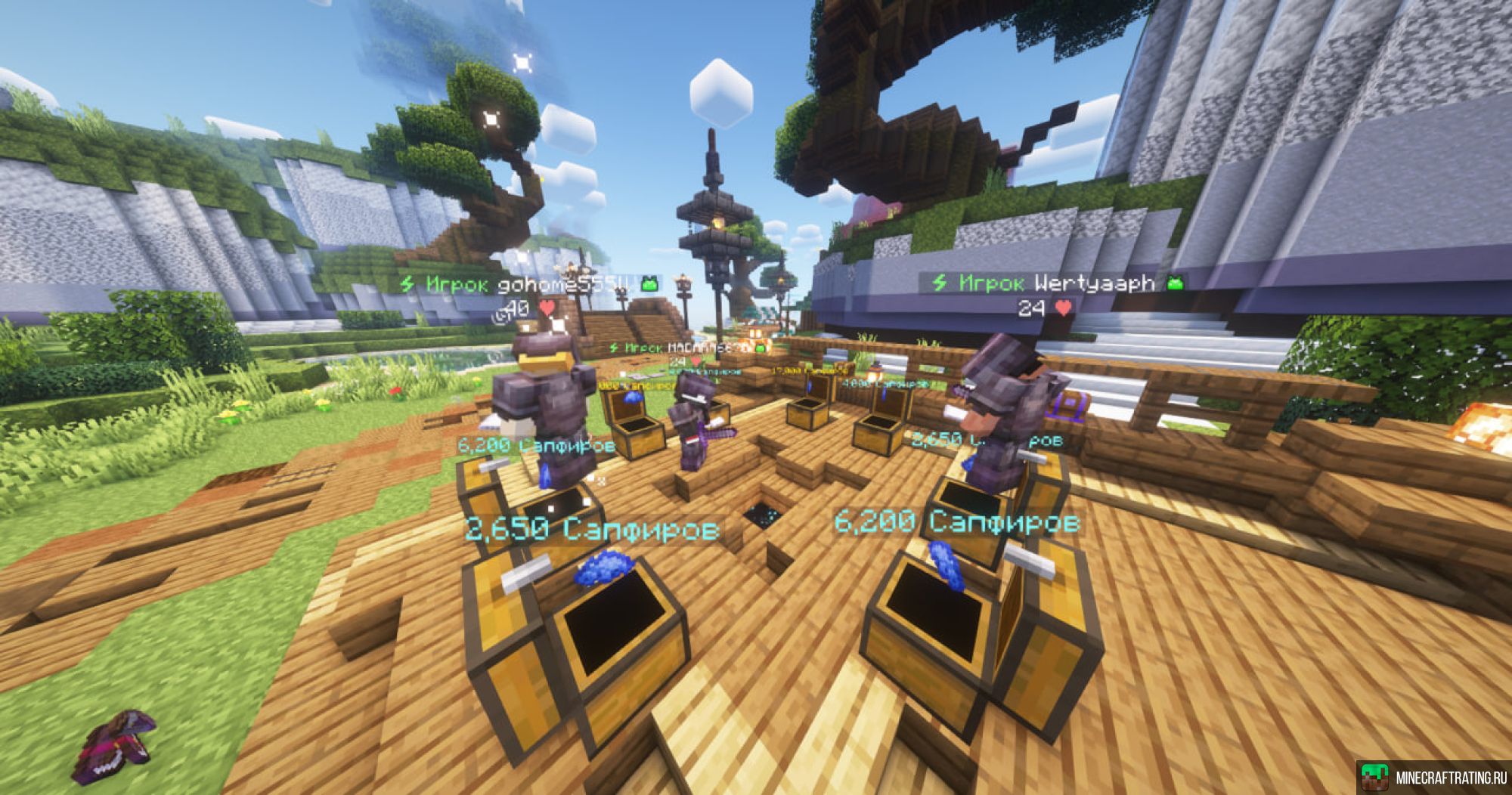 Скриншот NeverTime сервер Майнкрафт