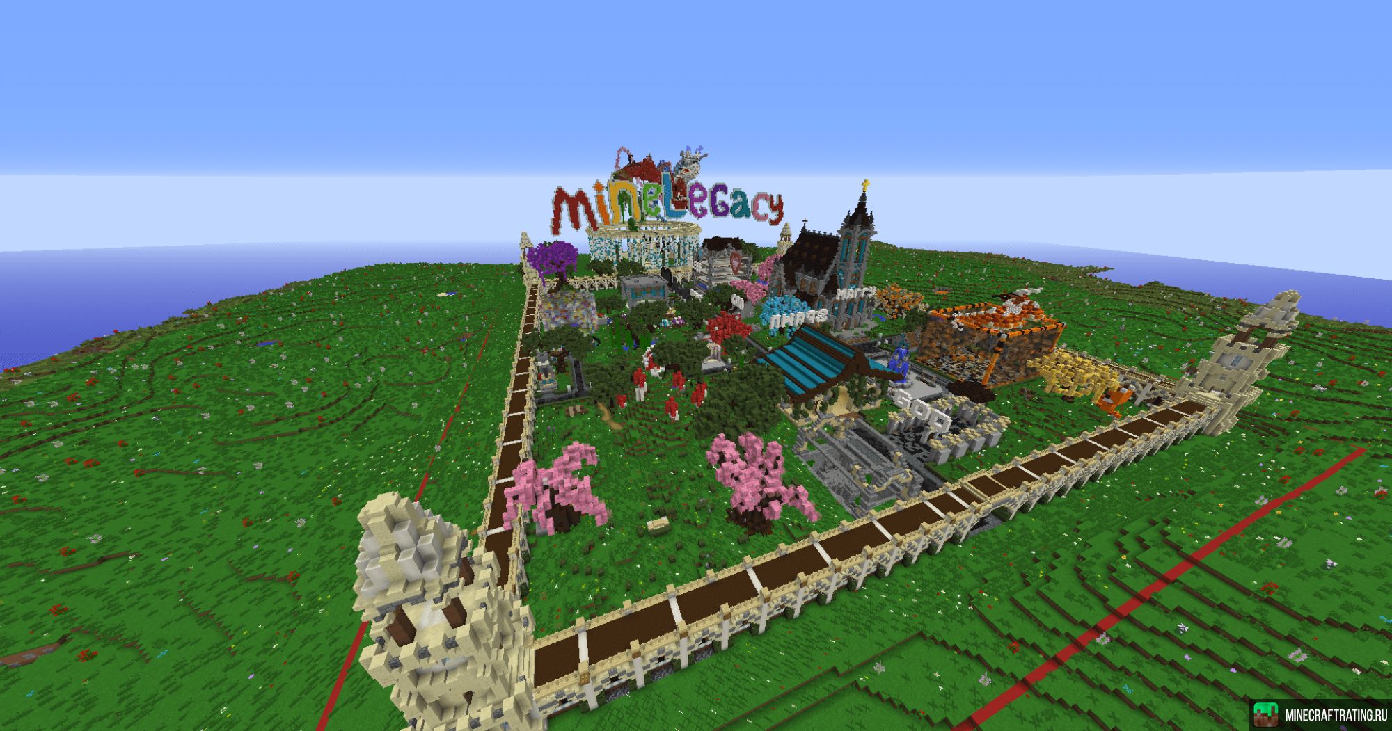 Скриншот ❤️MineLegacy❤️Выживание, BedWars, Гриф💎1.8-1.21.4 сервер Майнкрафт