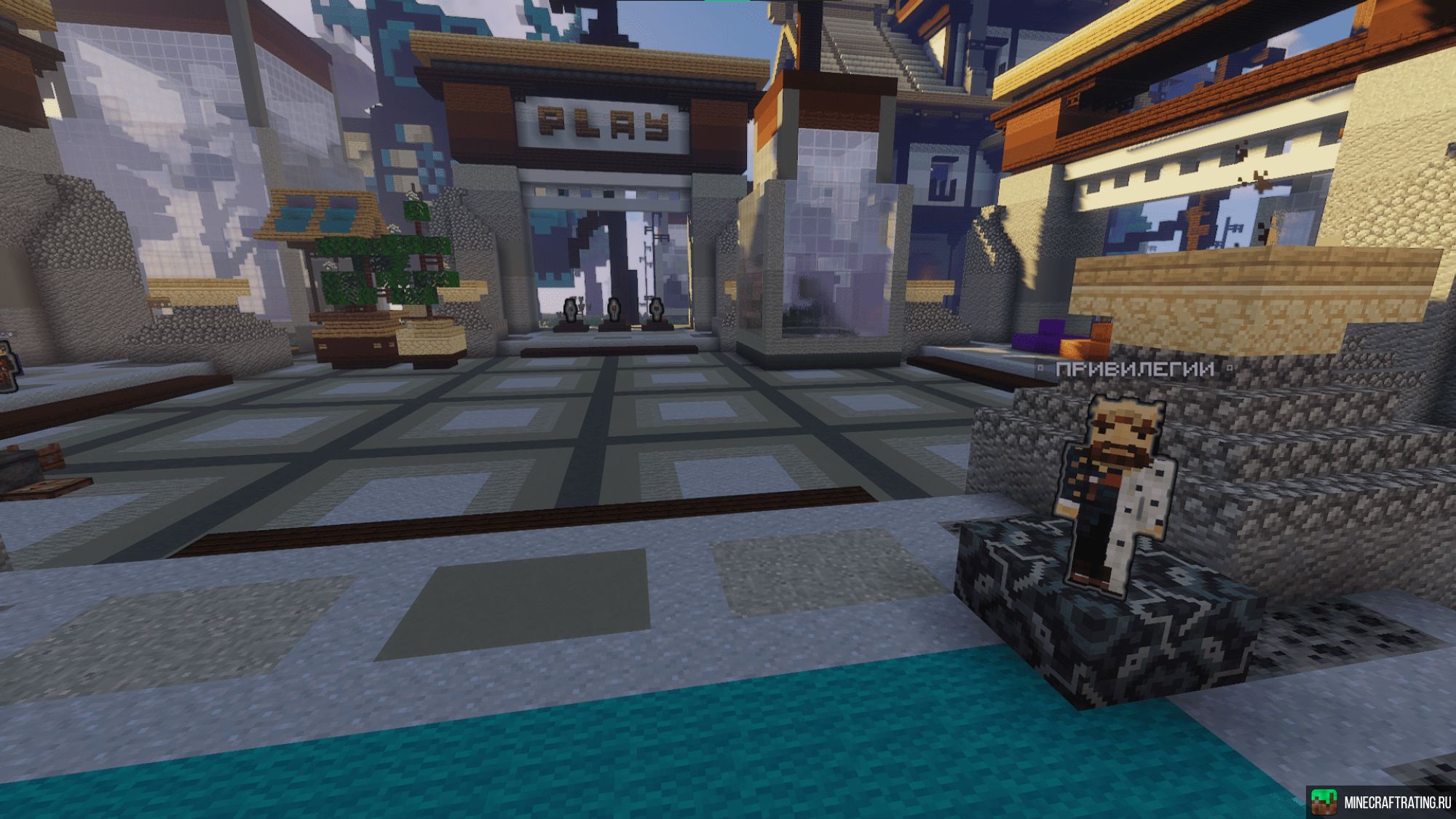 Скриншот Vokis Анархия | Скайблок сервер Майнкрафт