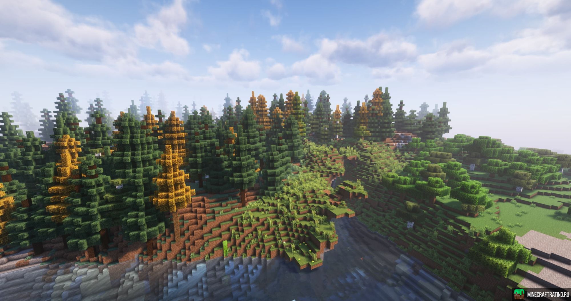 Скриншот GladCraft.ru - 85 кастомных биомов | Анти-чит сервер Майнкрафт