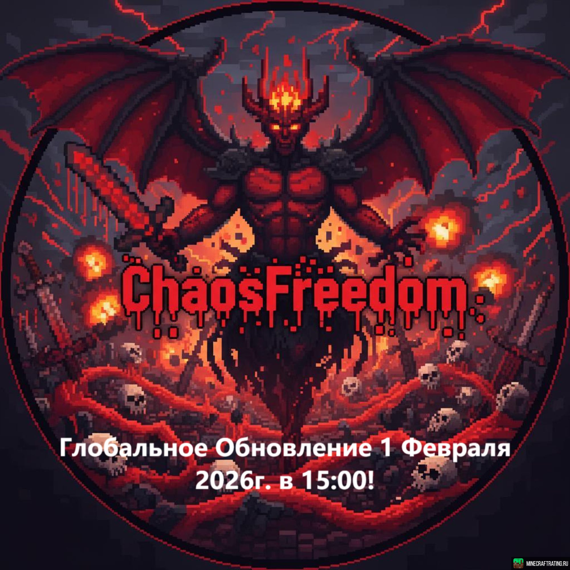 Скриншот ChaosFreediom сервер Майнкрафт