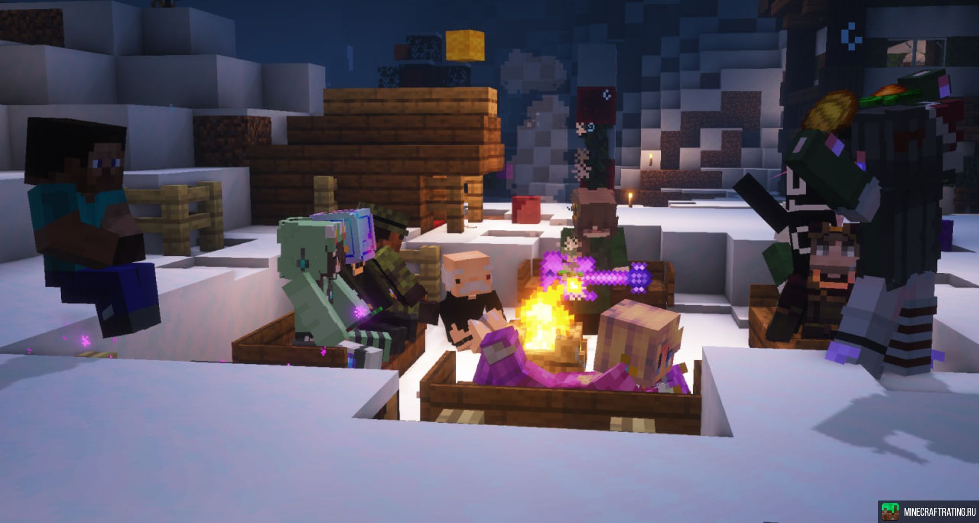 Скриншот ❤️ СЧ — ну ничо такой прикольный серв чо сервер Майнкрафт