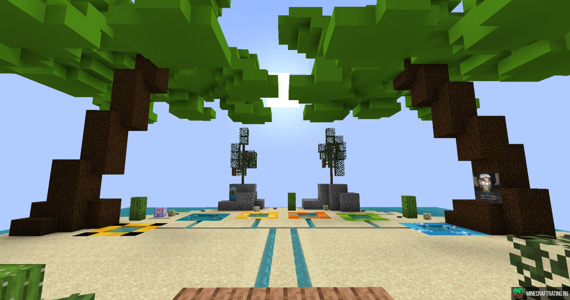 Скриншот ❗PVP❗ БИТВА 🐷НУБОВ И 😈PRO ❗ сервер Майнкрафт