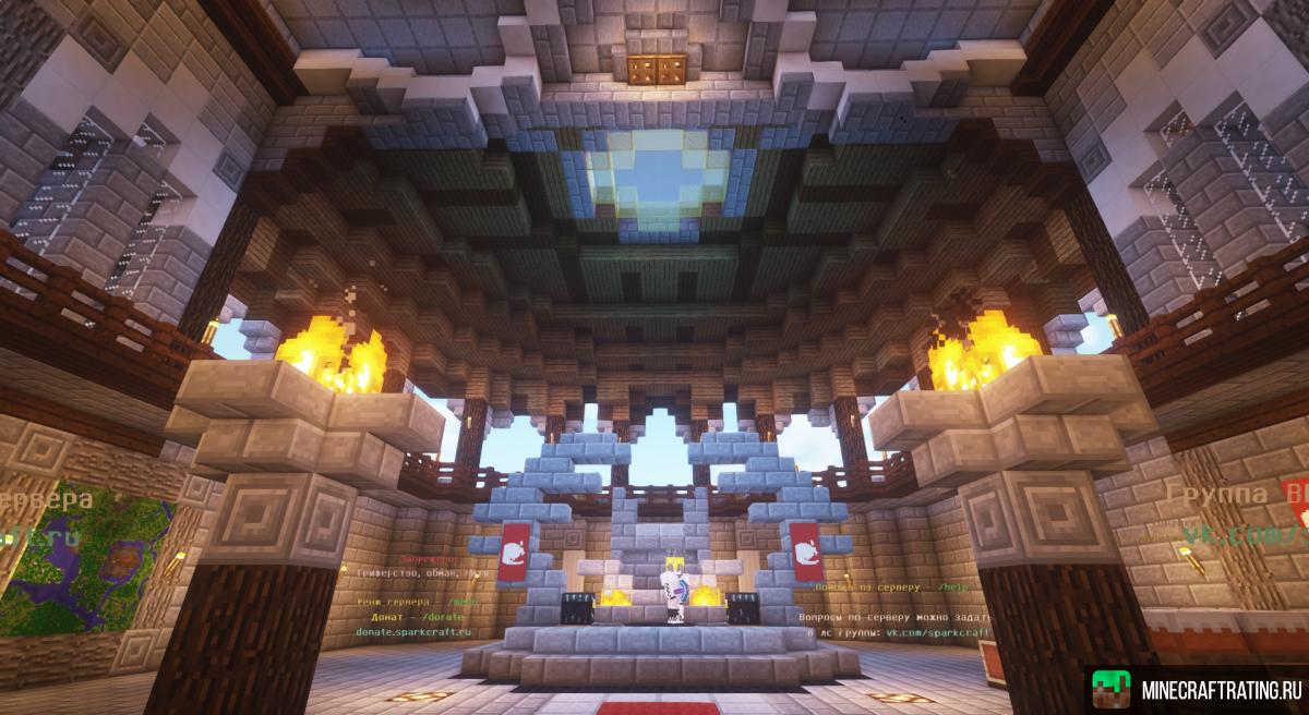 Скриншот SparkCraft Survival сервер Майнкрафт