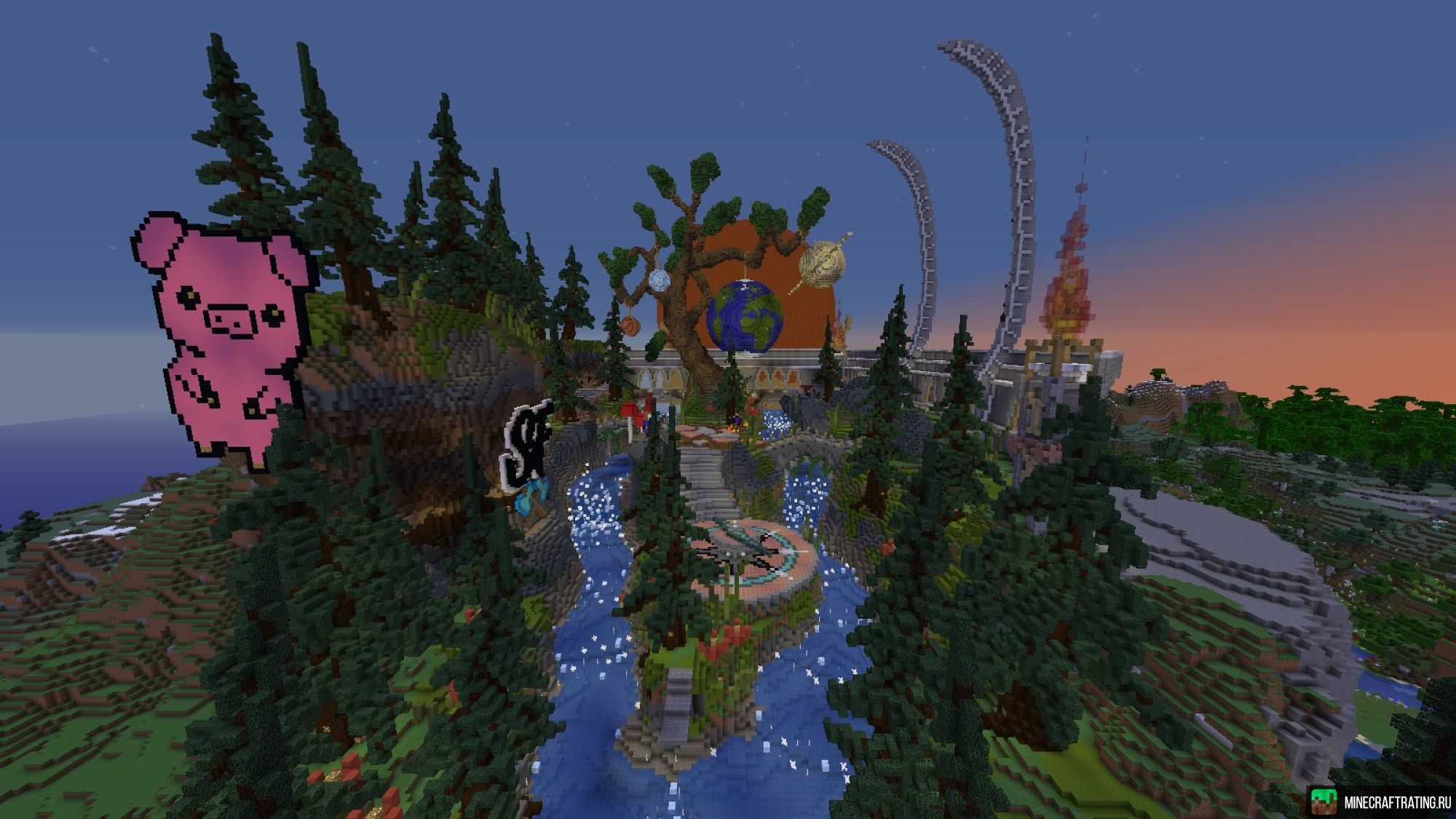 Скриншот SquareFace — уютный, без доната, 5+ лет работы сервер Майнкрафт