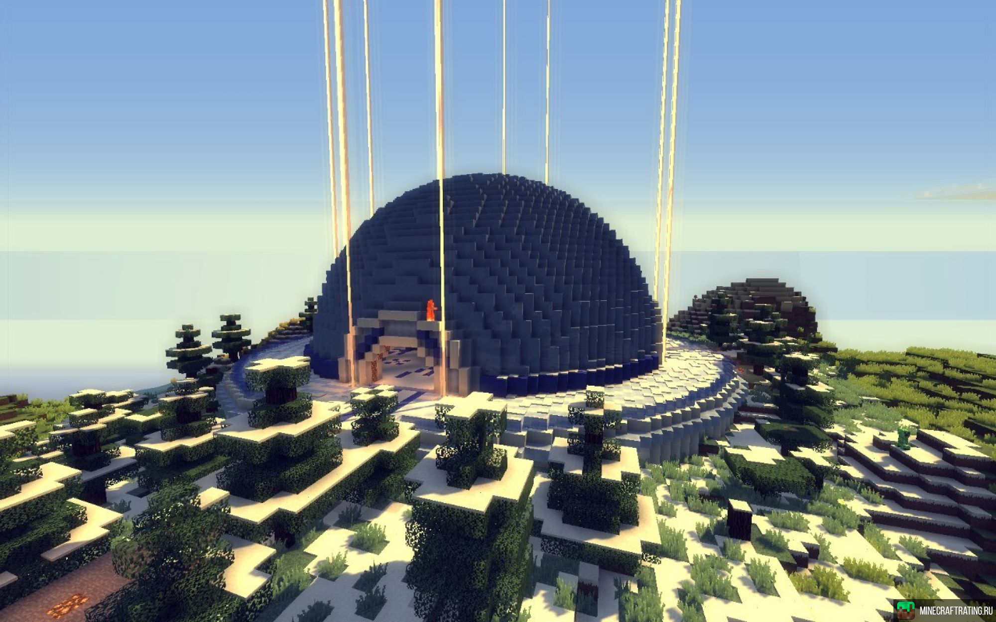 Скриншот Тут уважают негров сервер Майнкрафт