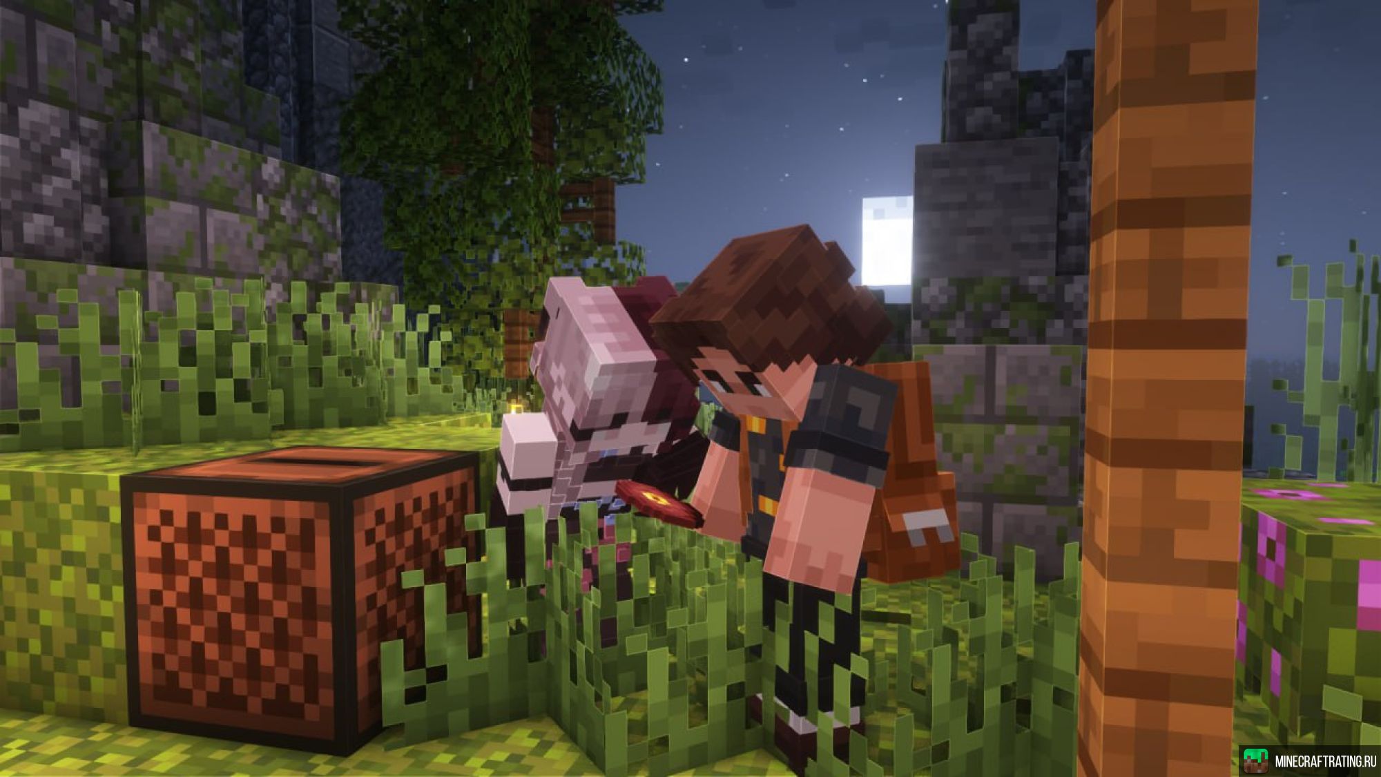 Скриншот PinkCloud сервер Майнкрафт