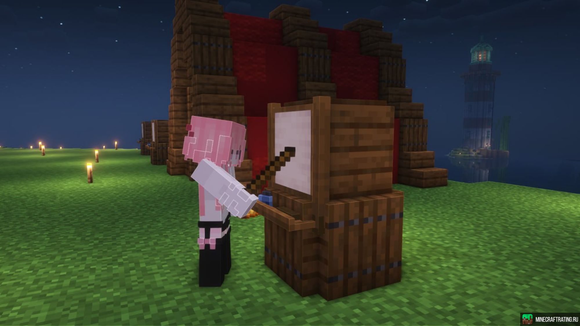 Скриншот PinkCloud сервер Майнкрафт