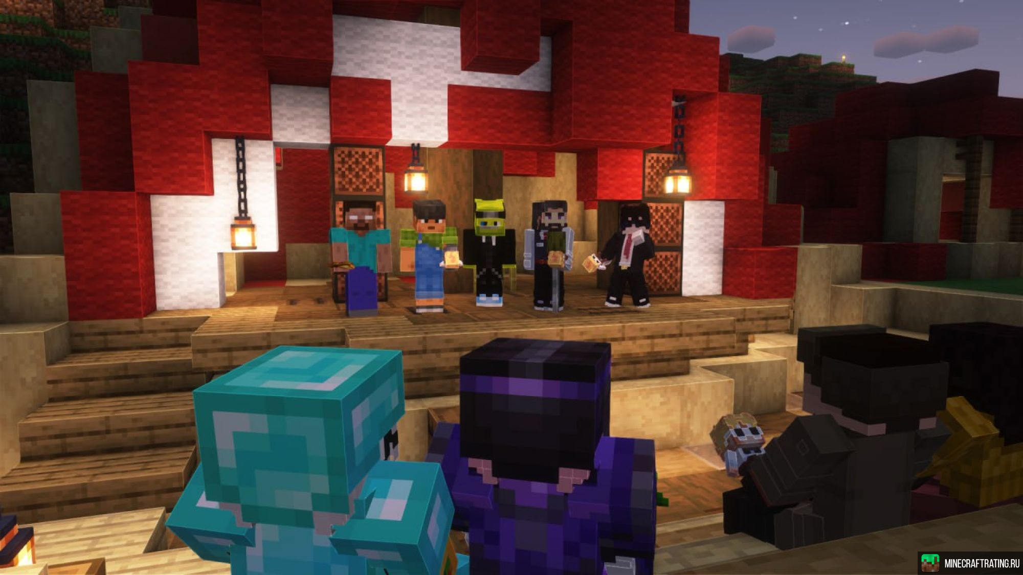 Скриншот PinkCloud сервер Майнкрафт