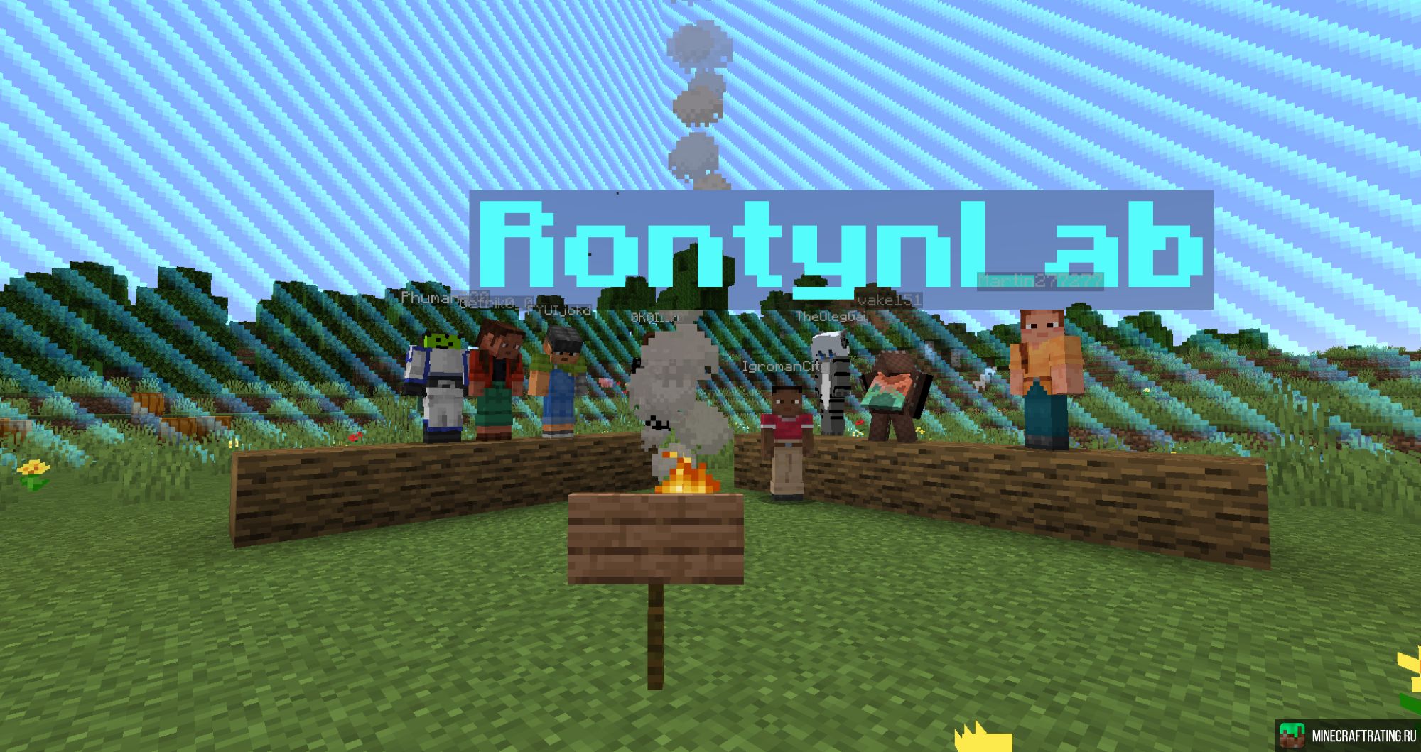 Скриншот RONTYN-LAB Приватный сервер сервер Майнкрафт