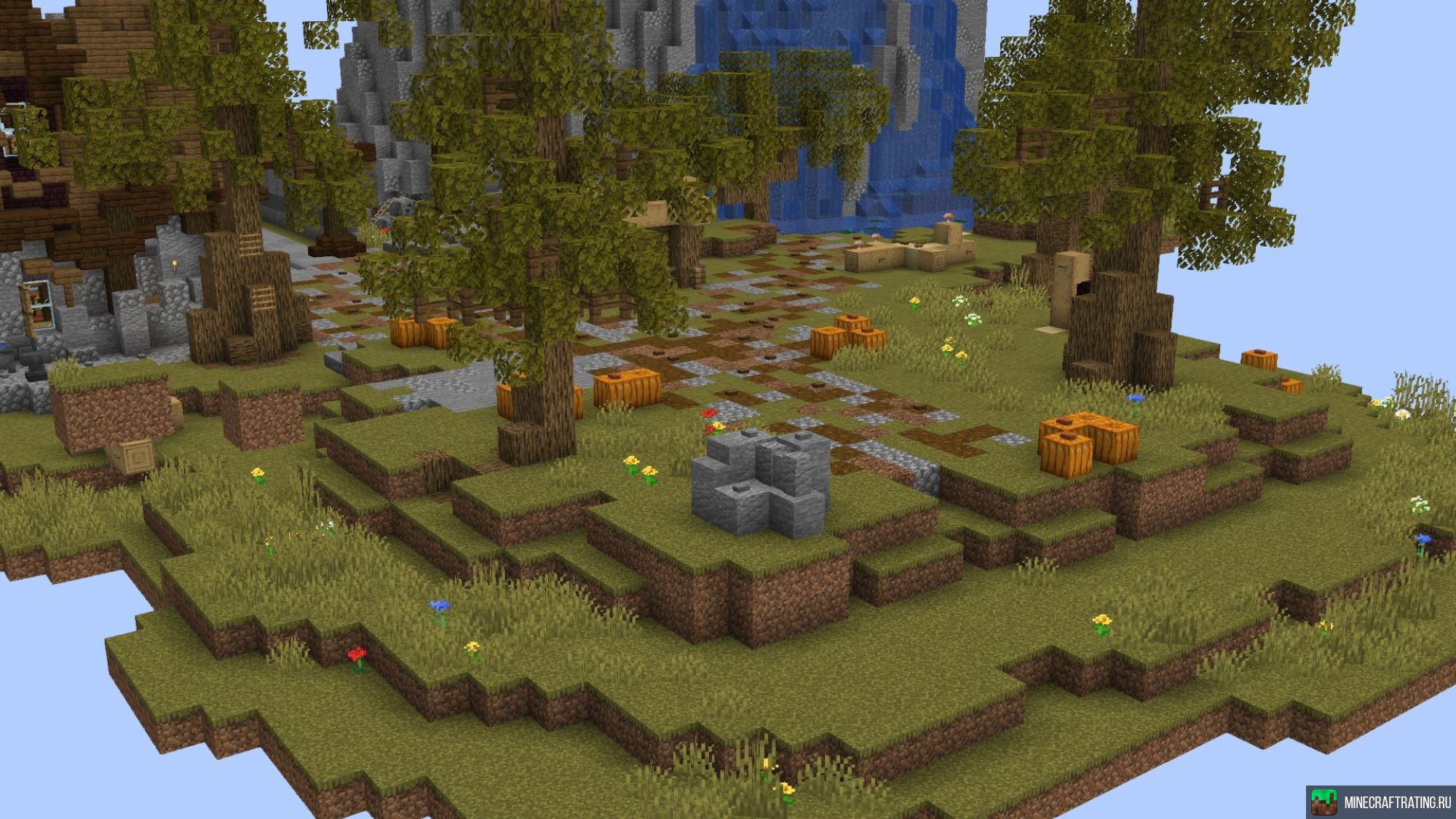 Скриншот qtworld.org QtWorld MMORPG ..-..x сервер Майнкрафт