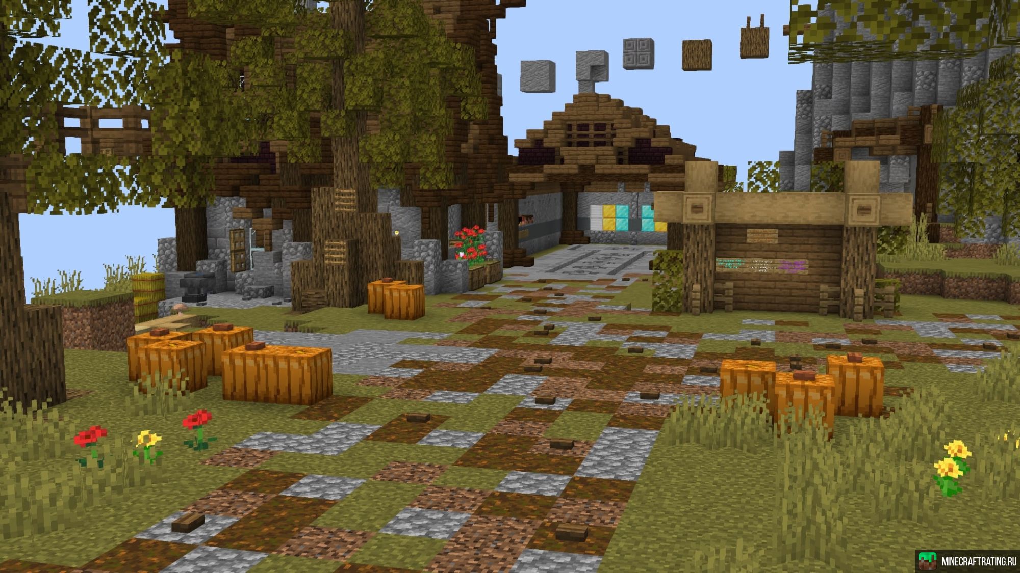 Скриншот qtworld.org QtWorld MMORPG ..-..x сервер Майнкрафт