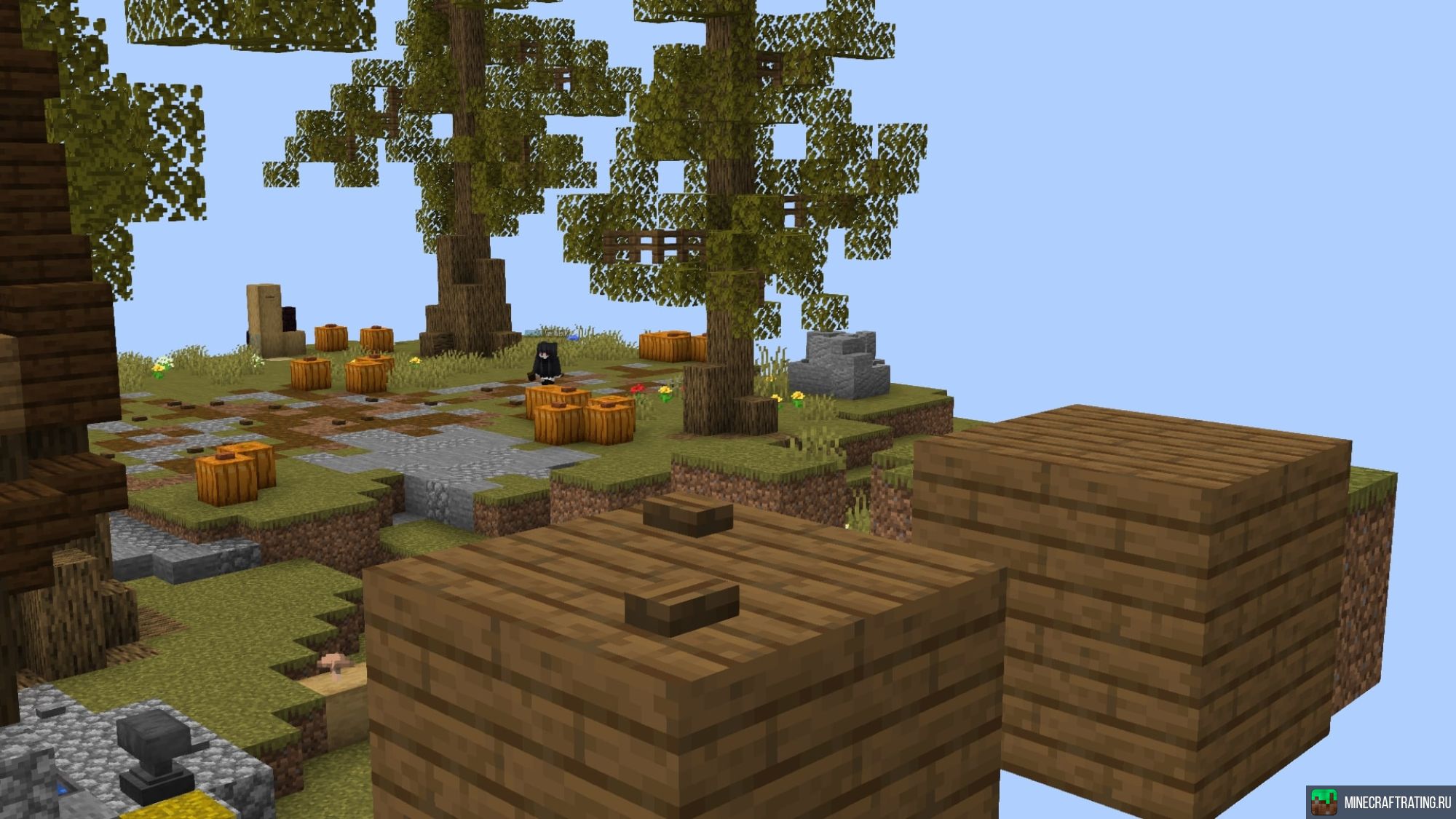 Скриншот qtworld.org QtWorld MMORPG ..-..x сервер Майнкрафт