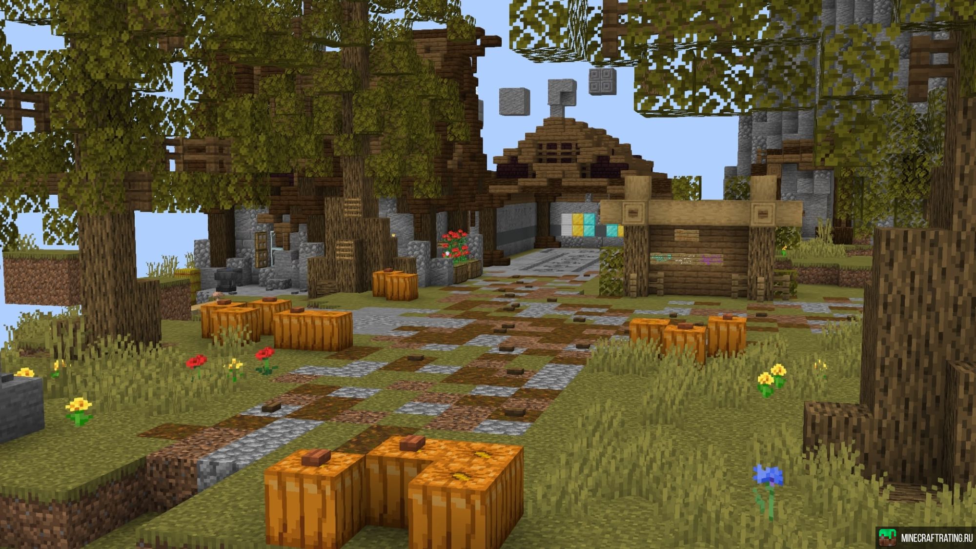 Скриншот qtworld.org QtWorld MMORPG ..-..x сервер Майнкрафт