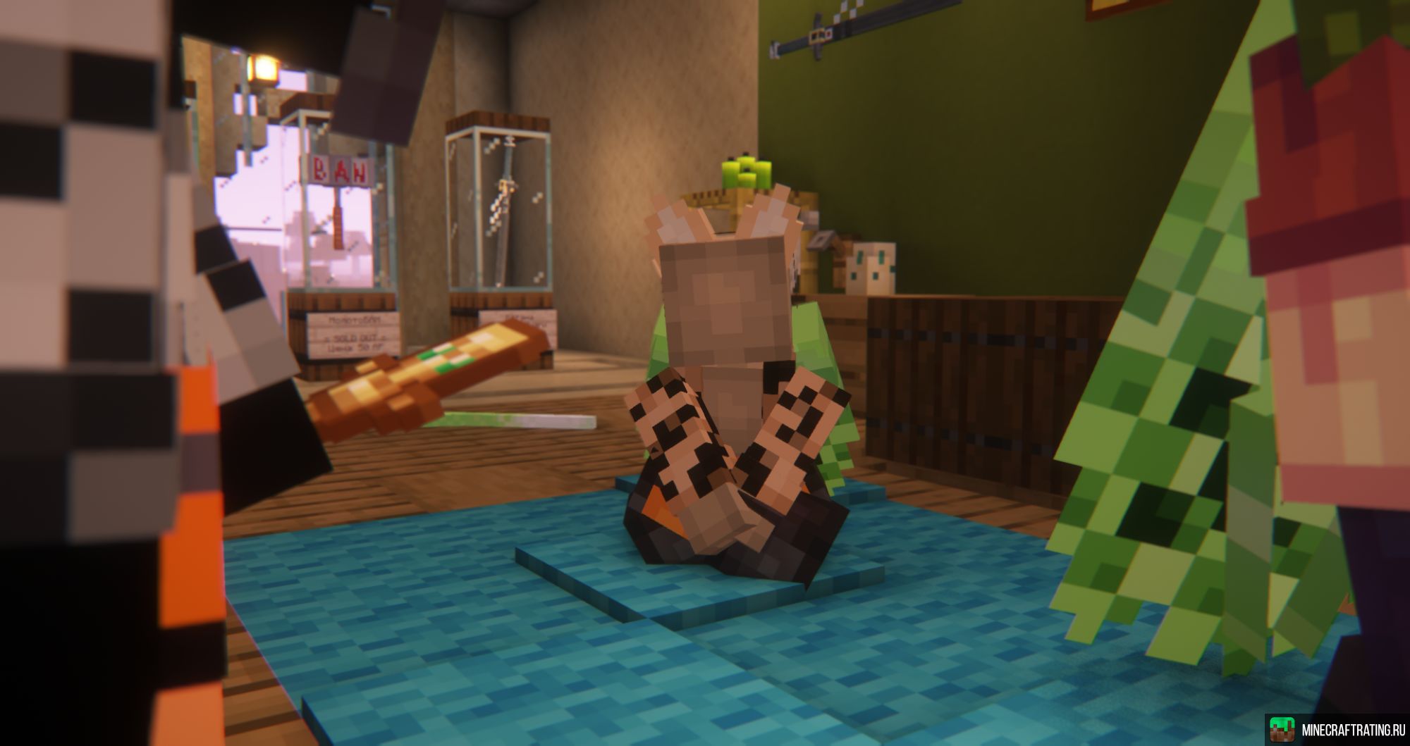 Скриншот Neco - полуванильное выживание сервер Майнкрафт