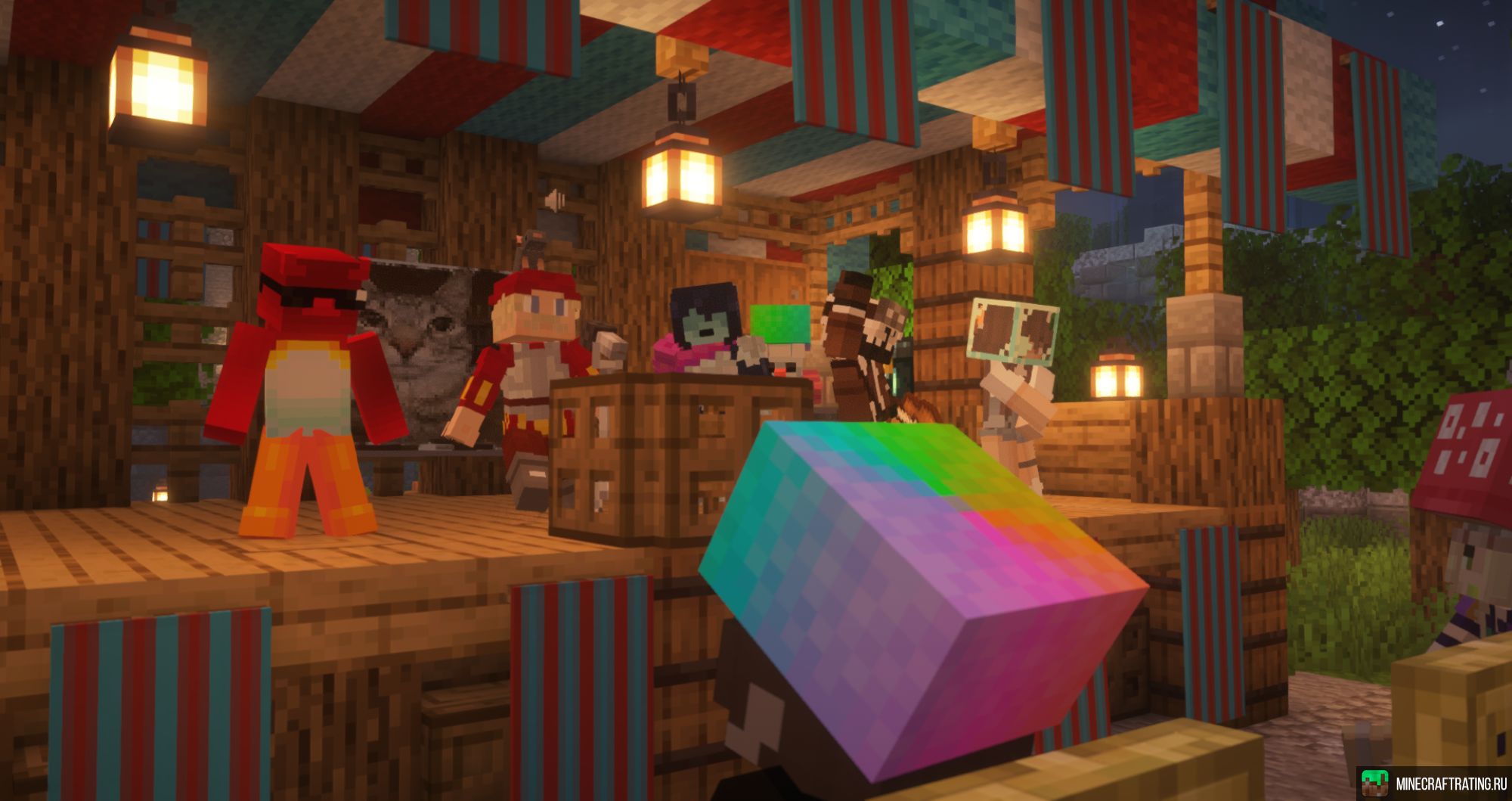 Скриншот Neco - полуванильное выживание сервер Майнкрафт