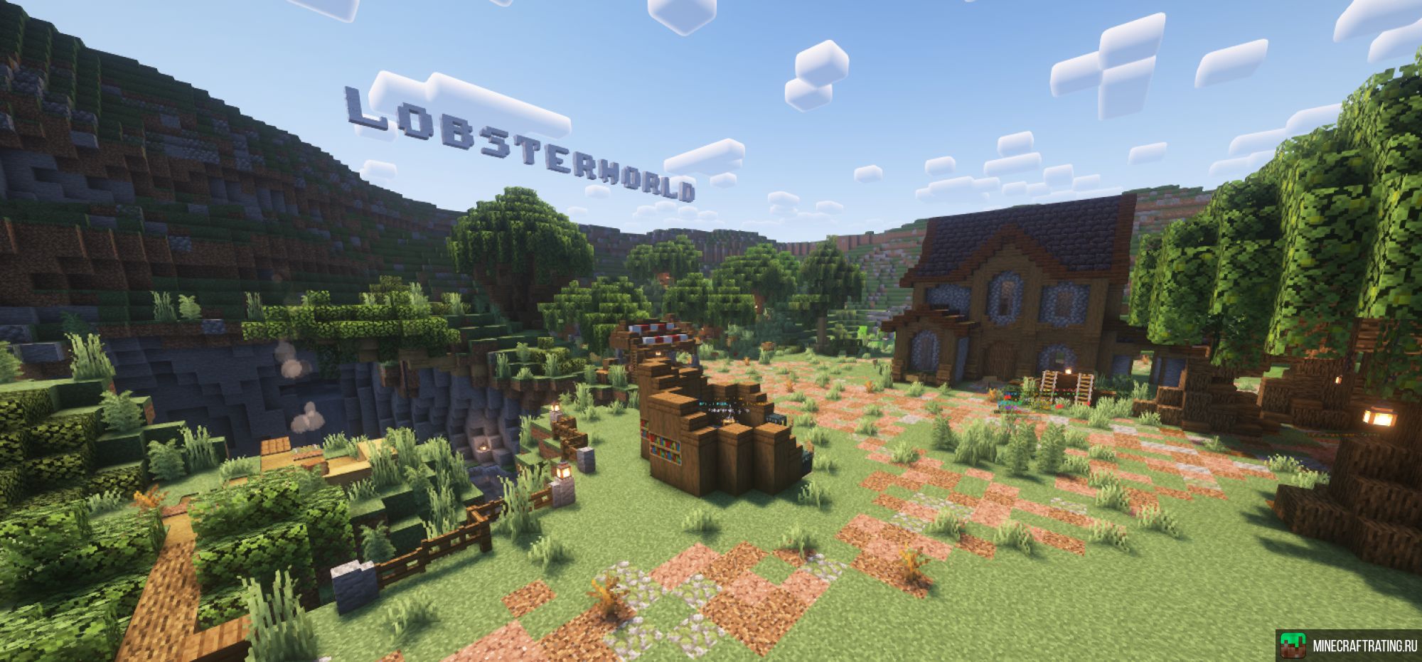 Скриншот LobsterWorld сервер Майнкрафт