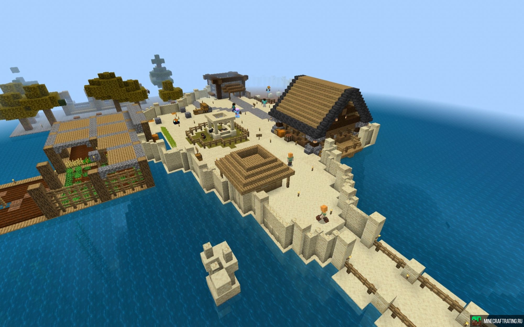 Скриншот URBAN - Ванилла, Выживание без грифа сервер Майнкрафт