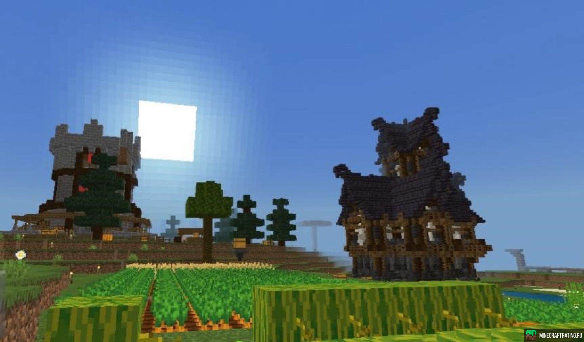 Скриншот URBAN - Ванилла, Выживание без грифа сервер Майнкрафт